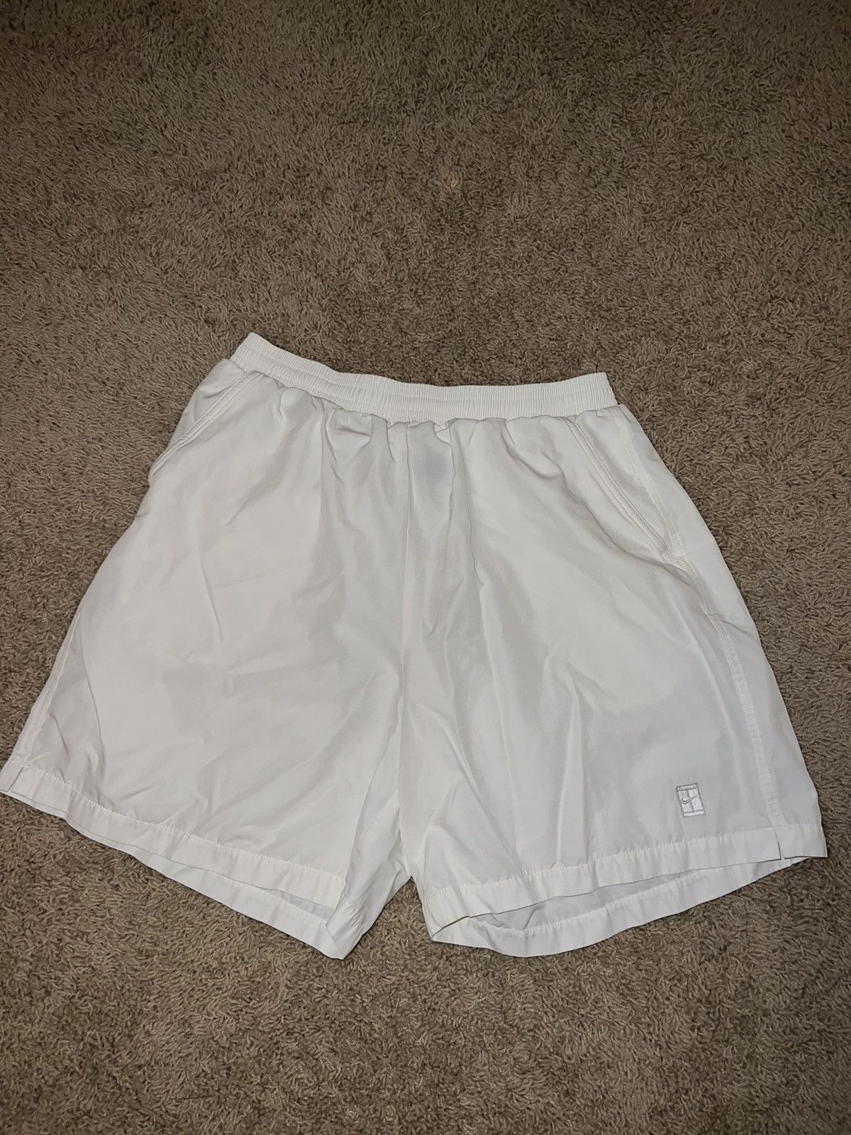 Nike vintage nike white shorts large grailed