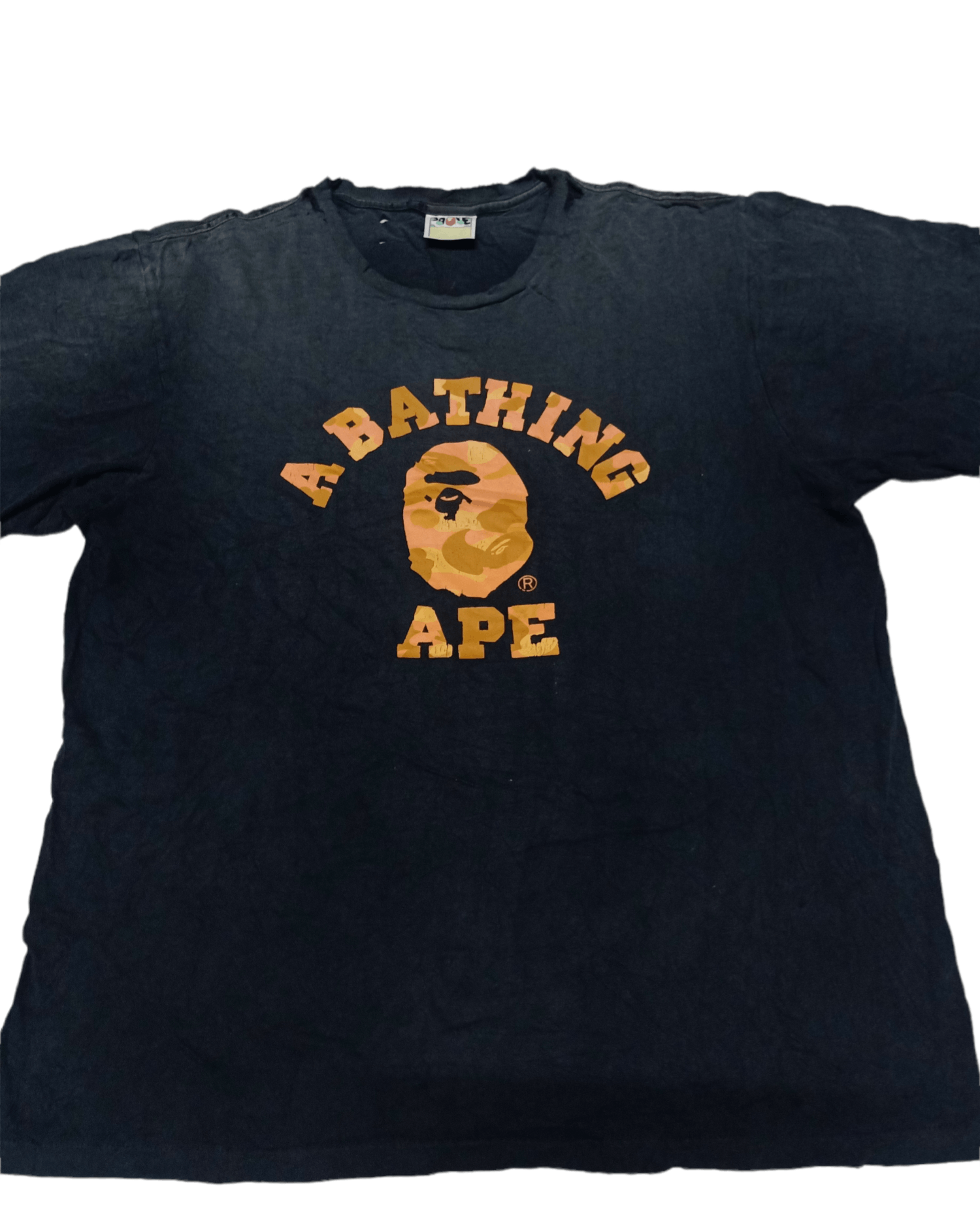 Bape A Bathing Ape Bape Faded Distressed Shirt Size XL Size US XL / EU 56 / 4 - 5 Thumbnail