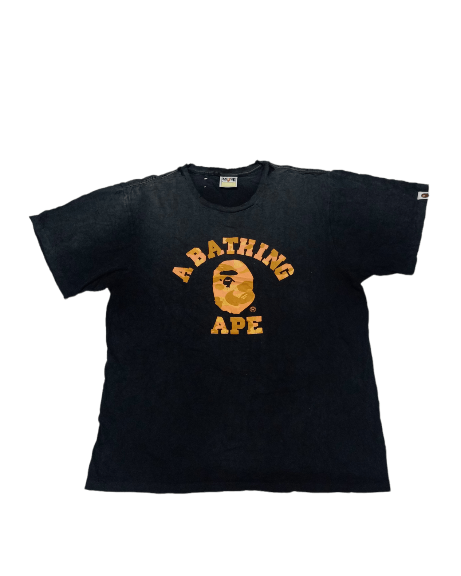 Bape A Bathing Ape Bape Faded Distressed Shirt Size XL Size US XL / EU 56 / 4 - 1 Thumbnail