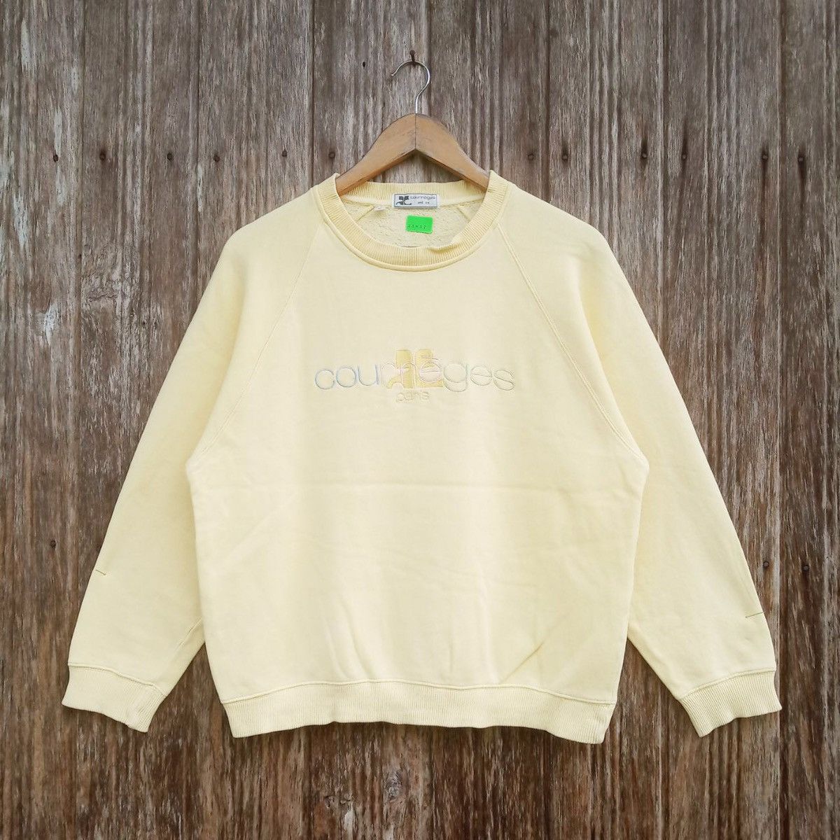 Courreges Vintage Courreges Embroidery Logo Sweatshirts Size US M / EU 48-50 / 2 - 1 Thumbnail