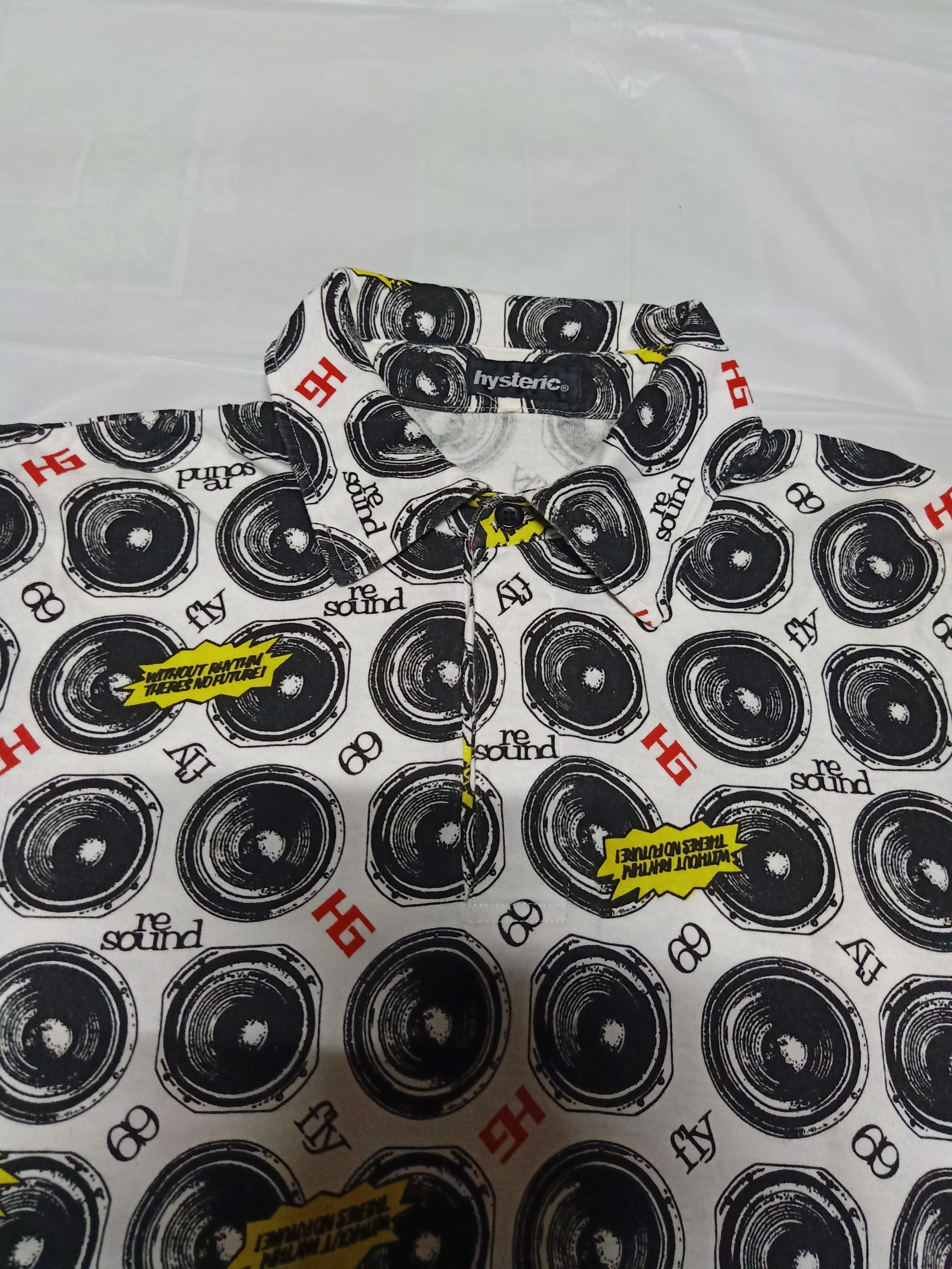 Hysteric Glamour Vintage Hysteric Glamour Fullprinted Polo Tee Size US M / EU 48-50 / 2 - 5 Thumbnail