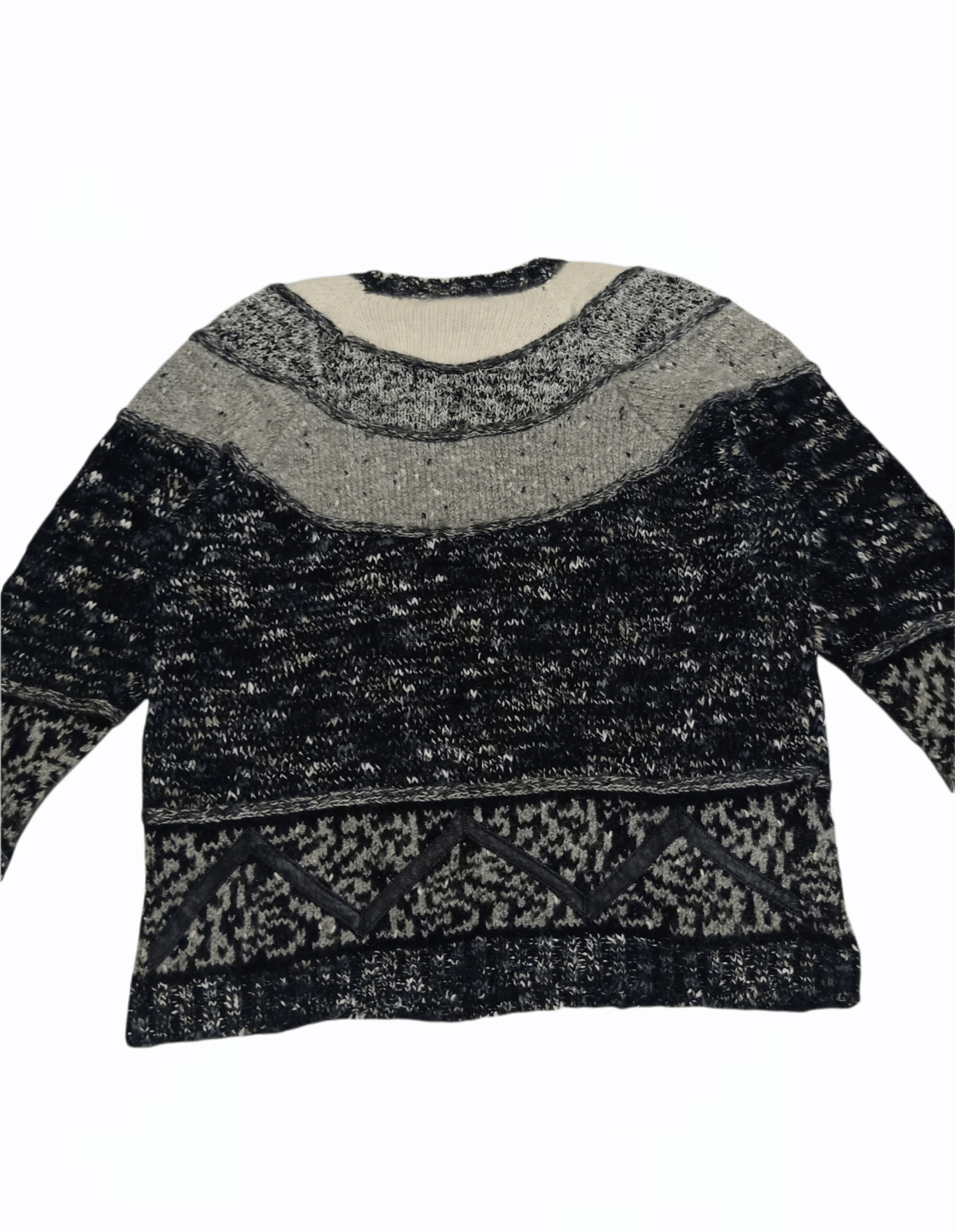 20471120 × Japanese Brand 💥Rare💥 susann d Wool Sweatshirt Size L Like Kapital Size US L / EU 52-54 / 3 - 8 Thumbnail