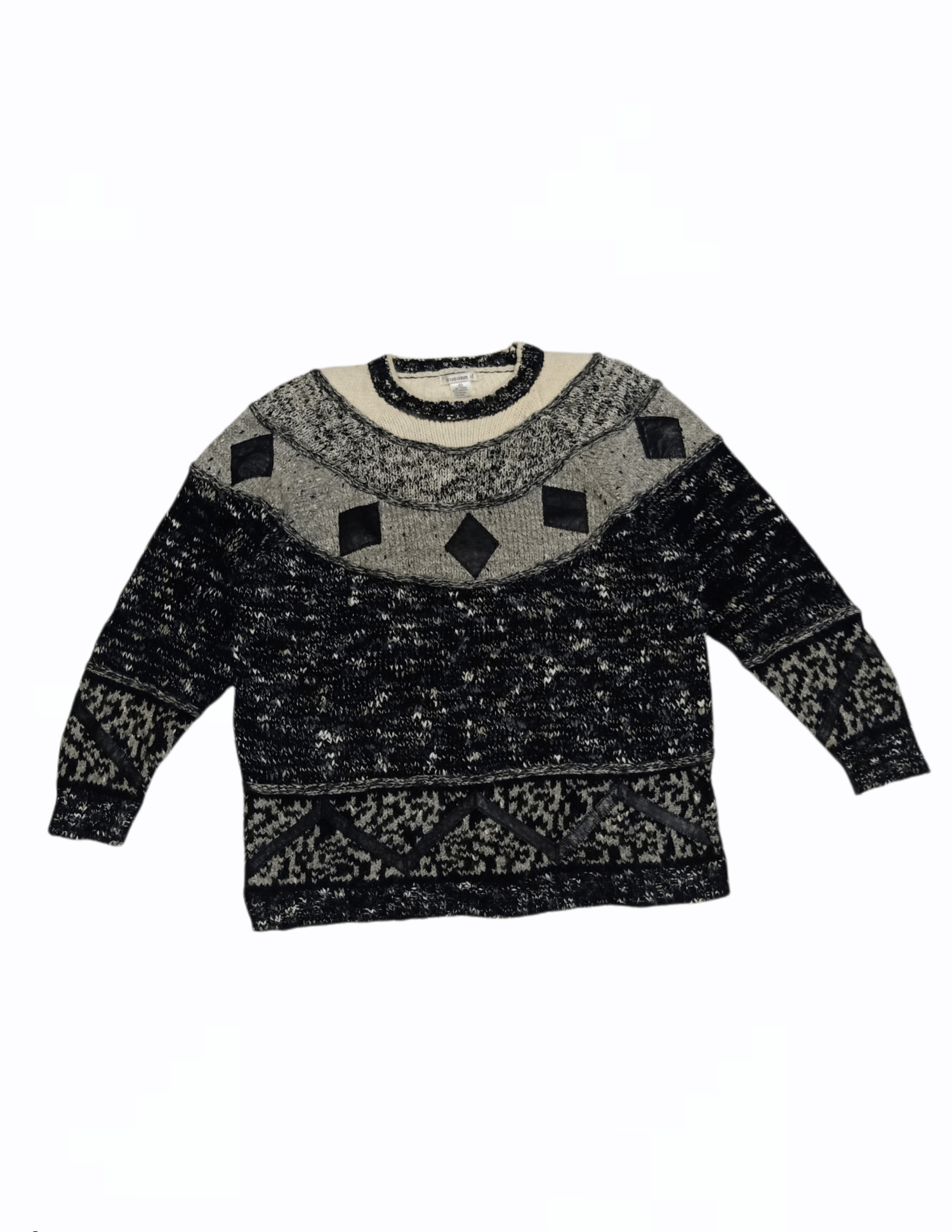20471120 × Japanese Brand 💥Rare💥 susann d Wool Sweatshirt Size L Like Kapital Size US L / EU 52-54 / 3 - 1 Thumbnail