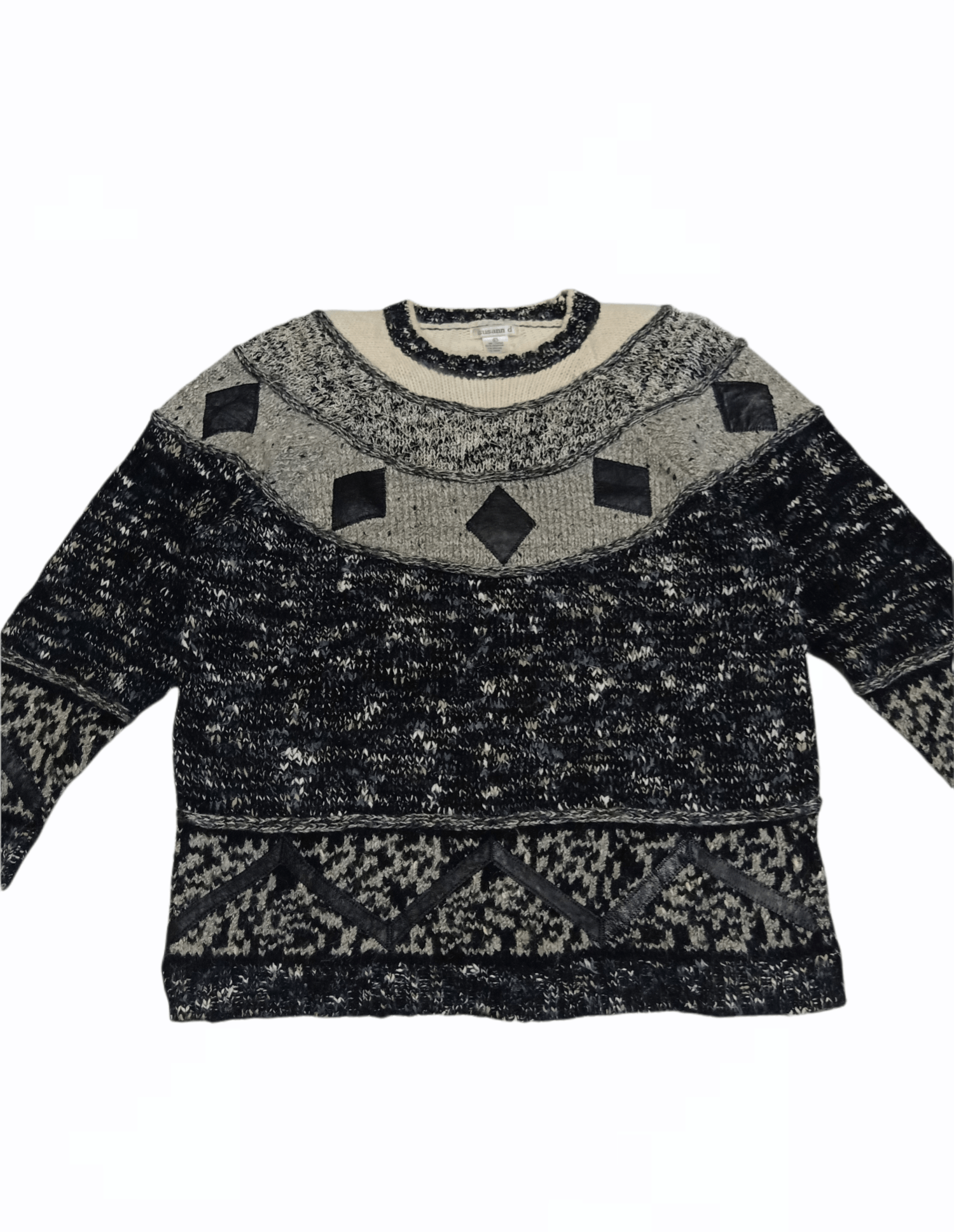 20471120 × Japanese Brand 💥Rare💥 susann d Wool Sweatshirt Size L Like Kapital Size US L / EU 52-54 / 3 - 5 Thumbnail