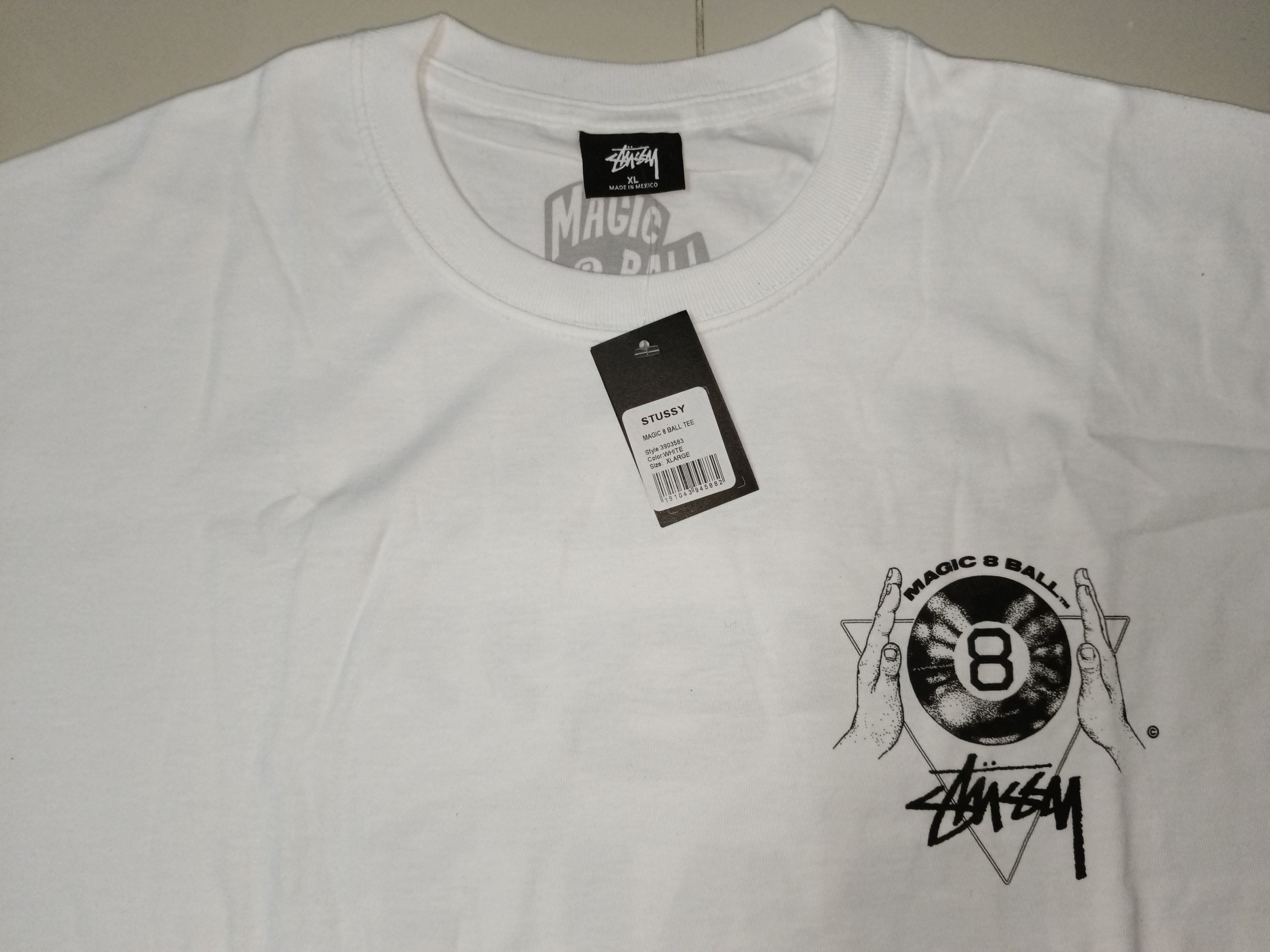 Hypebeast × Stussy Rare Stussy X Mattel Magic 8 Ball Tee Size US XL / EU 56 / 4 - 3 Thumbnail