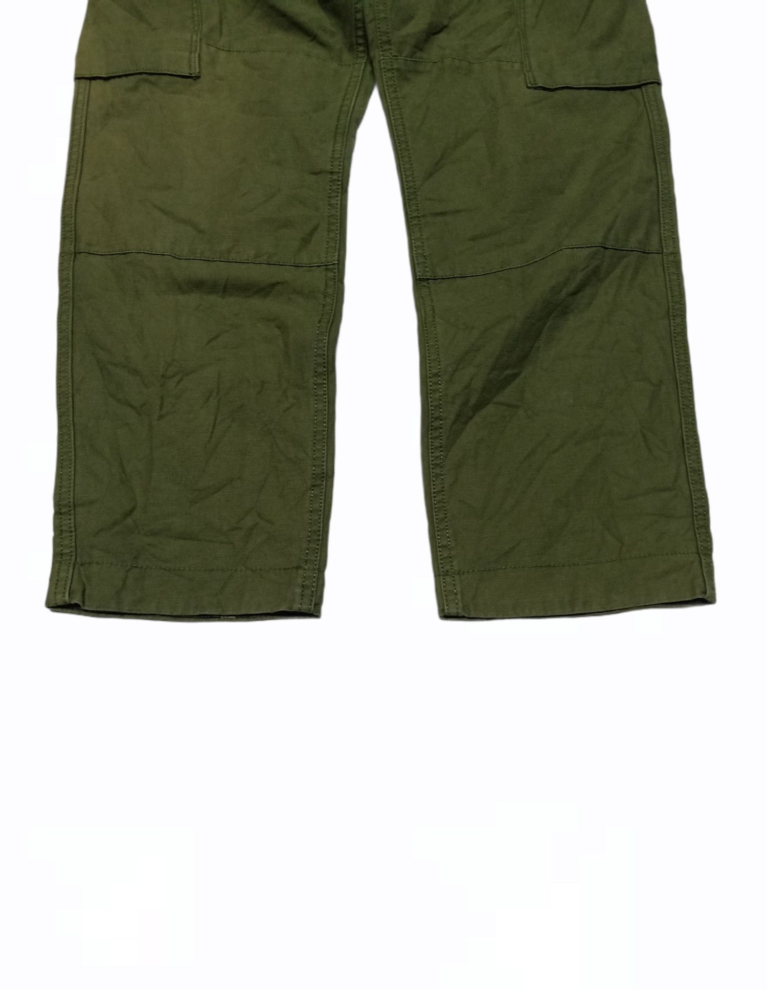 Japanese Brand The Shop TK Olive Green Cargo Pants Size 31 Size US 31 - 9 Thumbnail