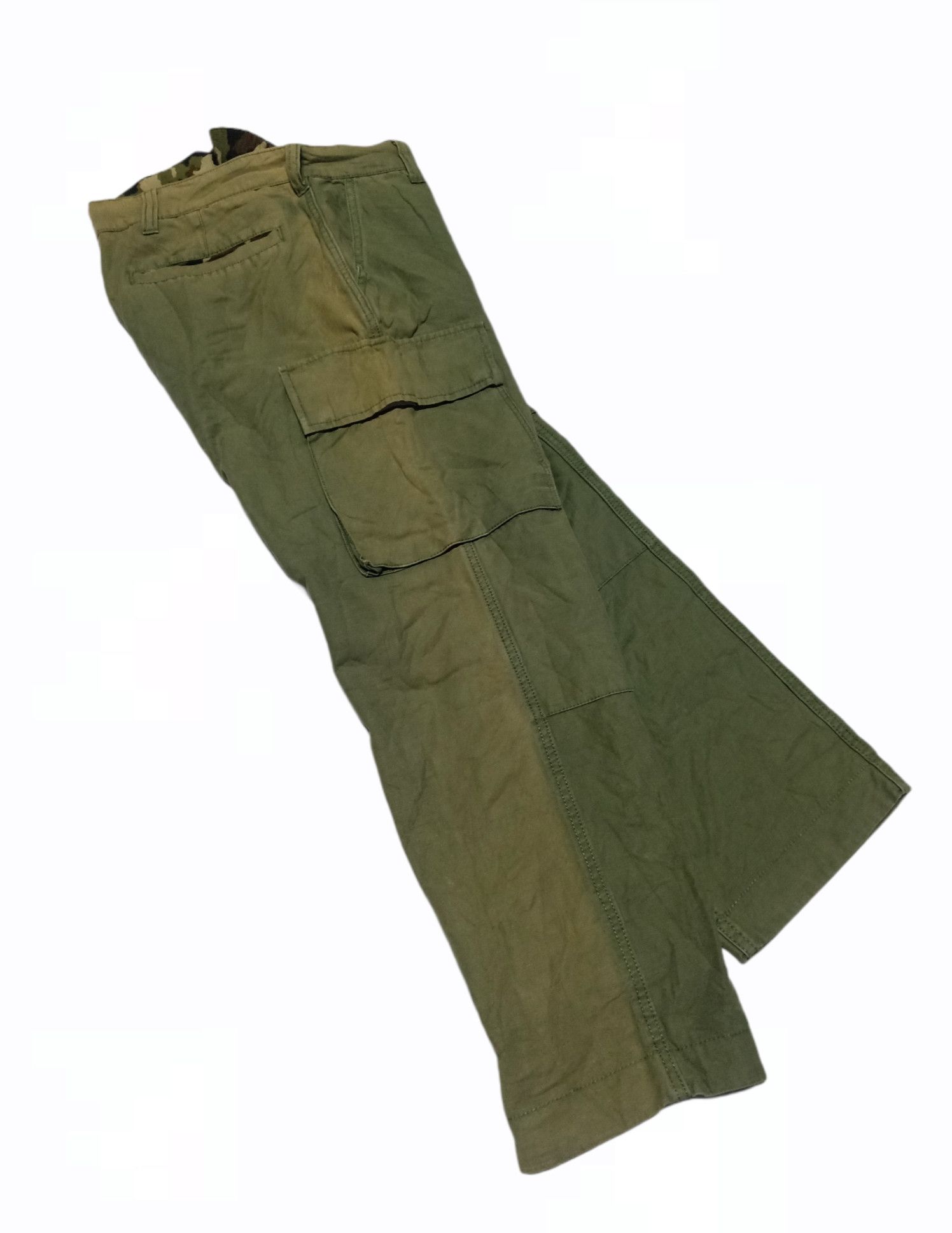 Japanese Brand The Shop TK Olive Green Cargo Pants Size 31 Size US 31 - 12 Thumbnail