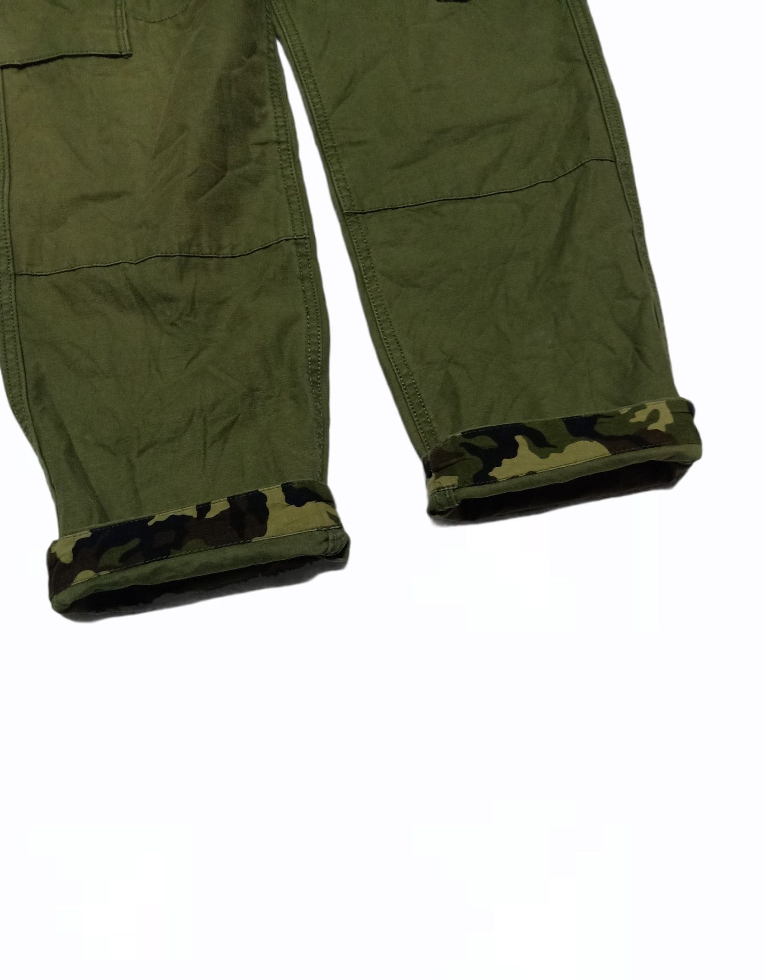 Japanese Brand The Shop TK Olive Green Cargo Pants Size 31 Size US 31 - 10 Thumbnail