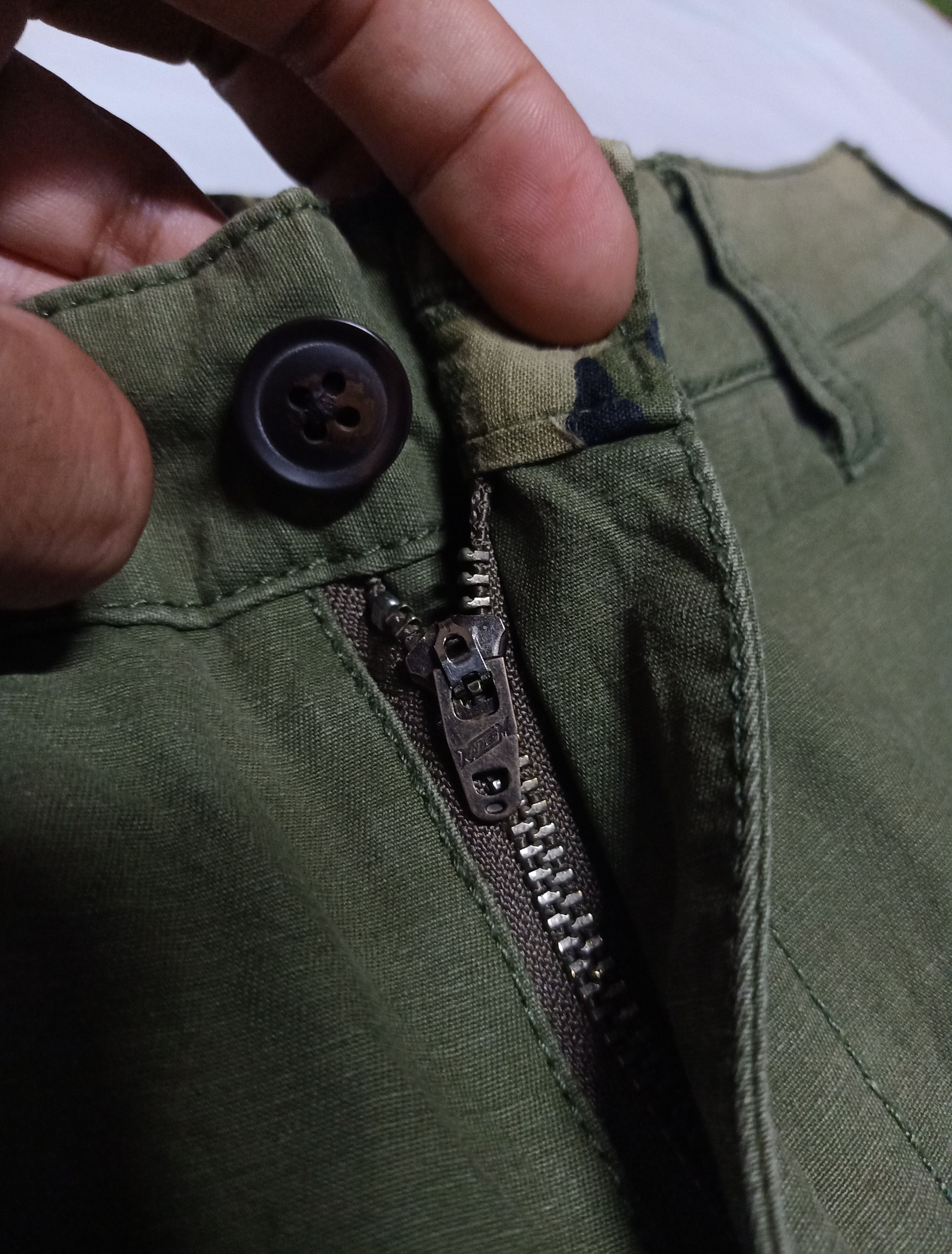 Japanese Brand The Shop TK Olive Green Cargo Pants Size 31 Size US 31 - 6 Thumbnail