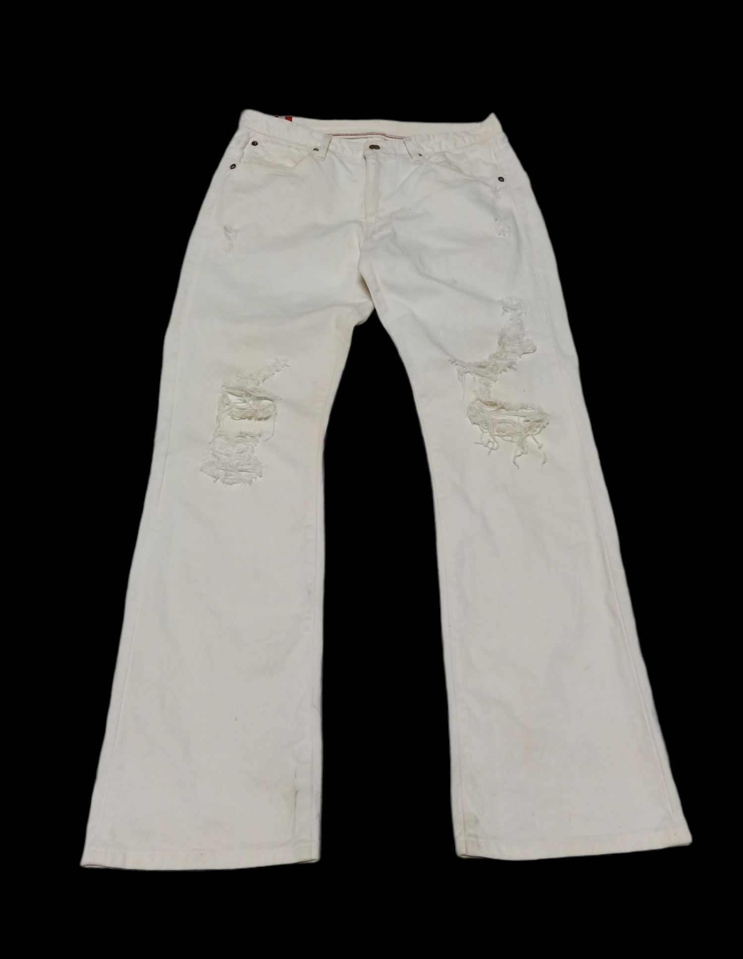 Hysteric Glamour × Japanese Brand Blue Way Made In Japan Distressed Jeans Size 32 Size US 32 / EU 48 - 1 Thumbnail