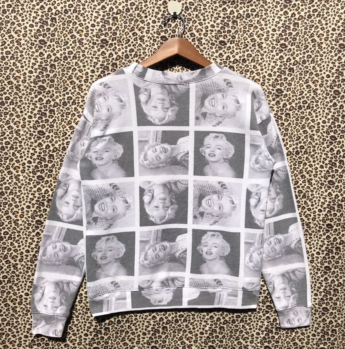 Beauty Beast Marilyn Monroe American Actress Full Print Sweatshirt Size US S / EU 44-46 / 1 - 2 Thumbnail