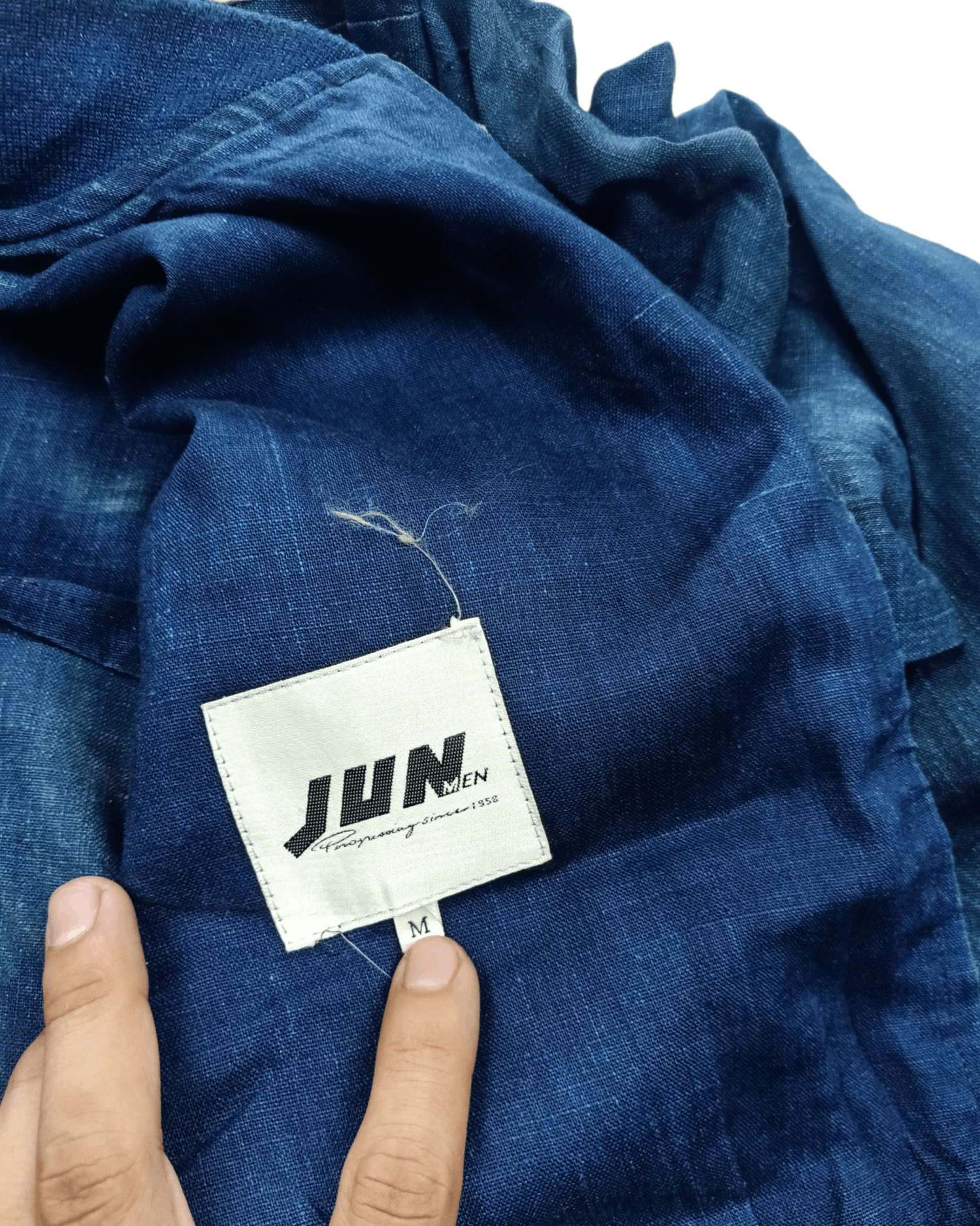 Japanese Brand × Jun Takahashi 💥RARE💥Vintage Sign Jun Men Denim Bomber Jacket Size M Size US M / EU 48-50 / 2 - 3 Thumbnail