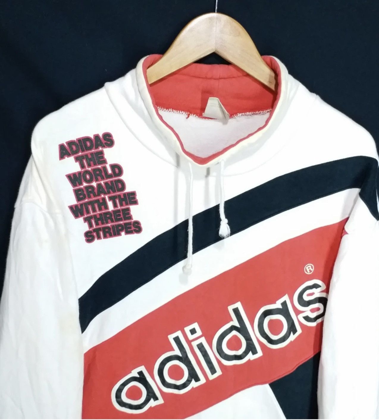 Adidas × RUN DMC Vintage 90’s ADIDAS BIG TREFOIL Sportwear Germany Size US L / EU 52-54 / 3 - 3 Thumbnail