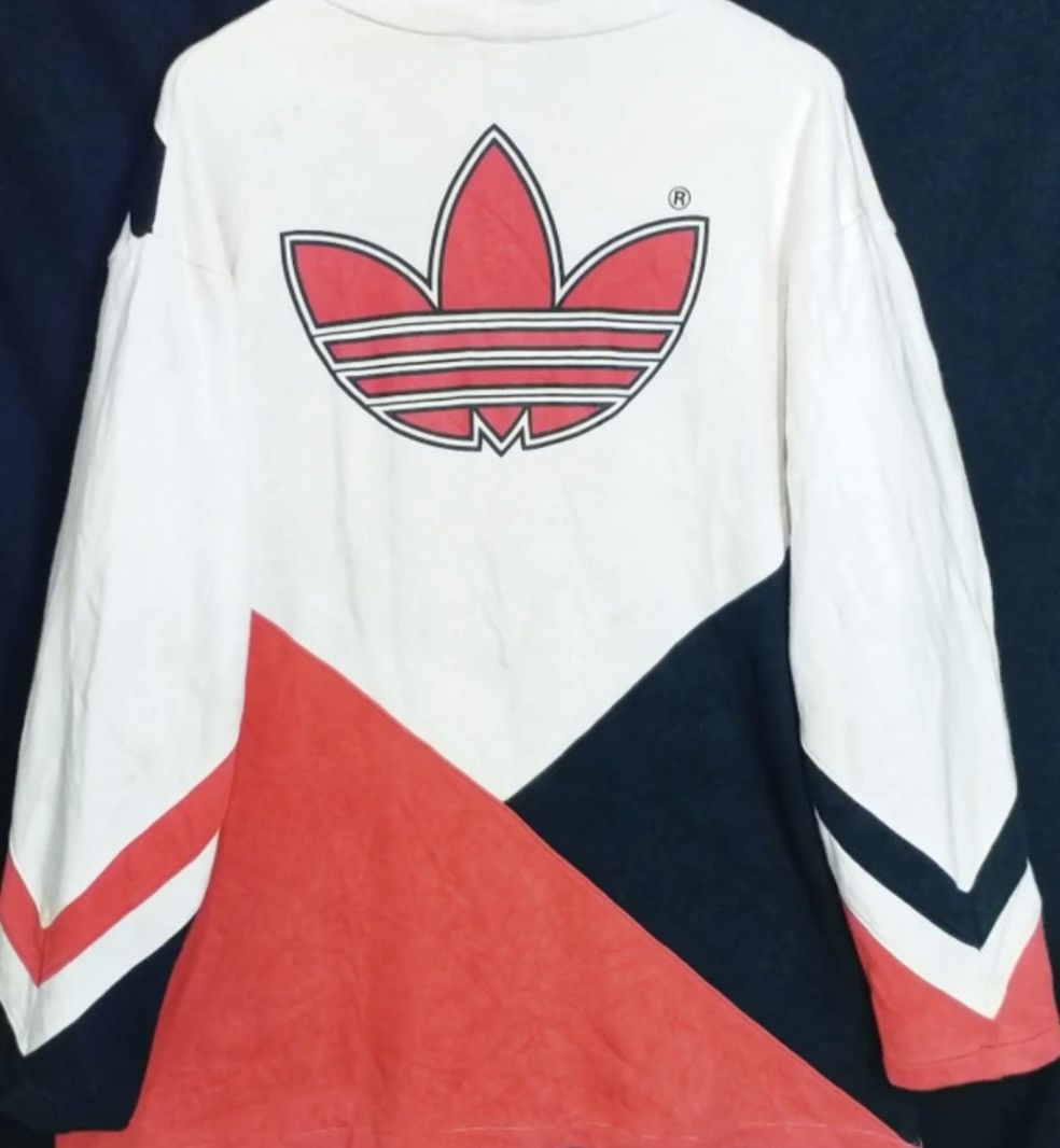 Adidas × RUN DMC Vintage 90’s ADIDAS BIG TREFOIL Sportwear Germany Size US L / EU 52-54 / 3 - 5 Thumbnail
