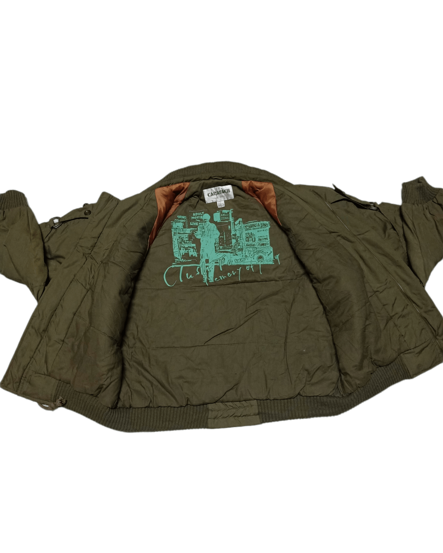 Japanese Brand Caravach Life Style Olive Green Jacket Inspired Ready Made Size US M / EU 48-50 / 2 - 8 Thumbnail