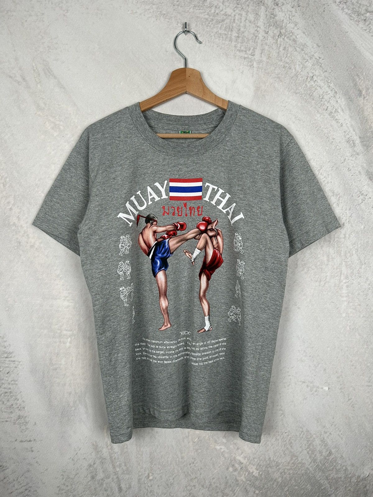 Flight Club Vintage Muay Thai Thailand Sport Extreme Fighting 90s Size US M / EU 48-50 / 2 - 1 Thumbnail
