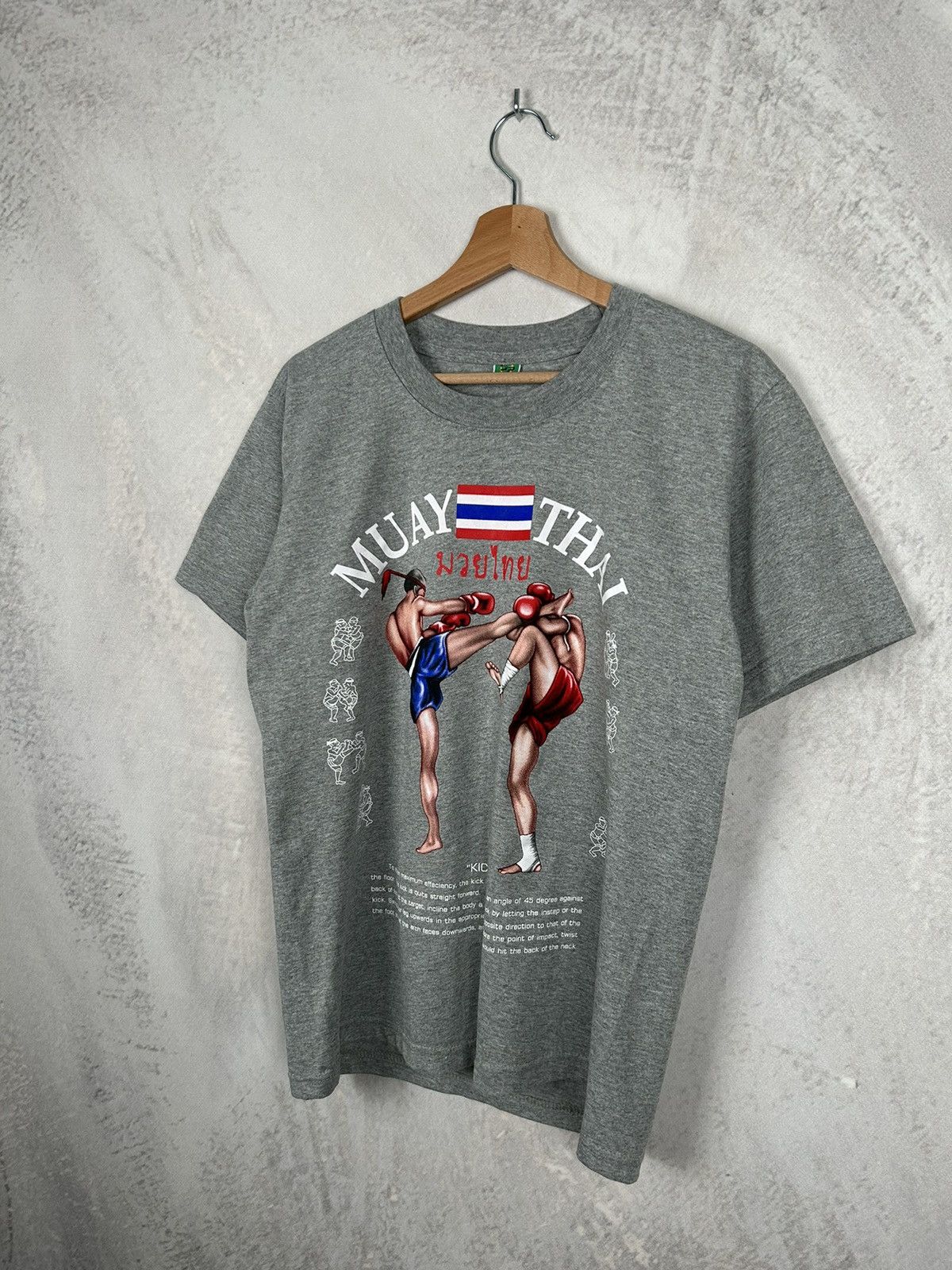 Flight Club Vintage Muay Thai Thailand Sport Extreme Fighting 90s Size US M / EU 48-50 / 2 - 2 Thumbnail