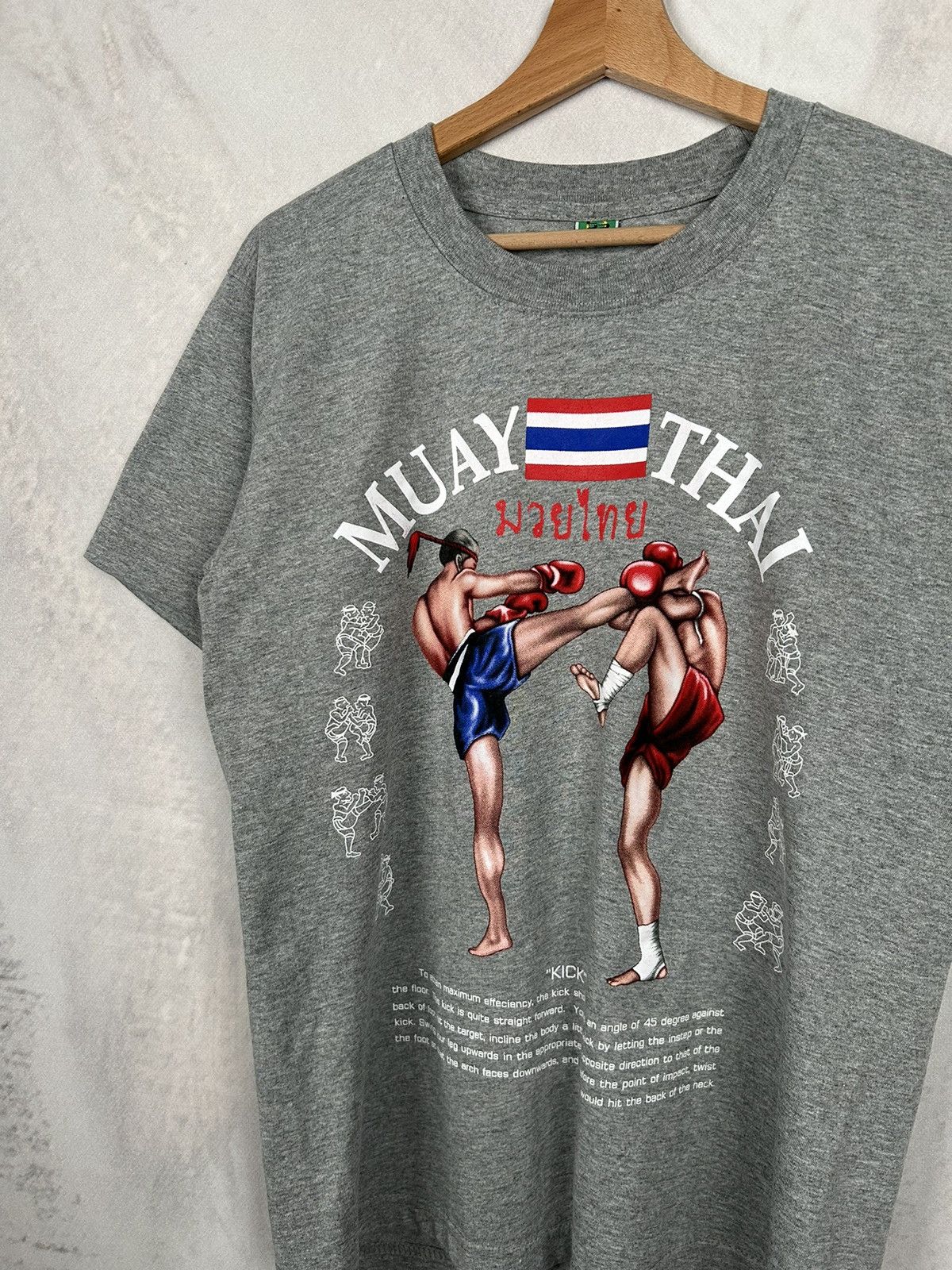 Flight Club Vintage Muay Thai Thailand Sport Extreme Fighting 90s Size US M / EU 48-50 / 2 - 3 Thumbnail