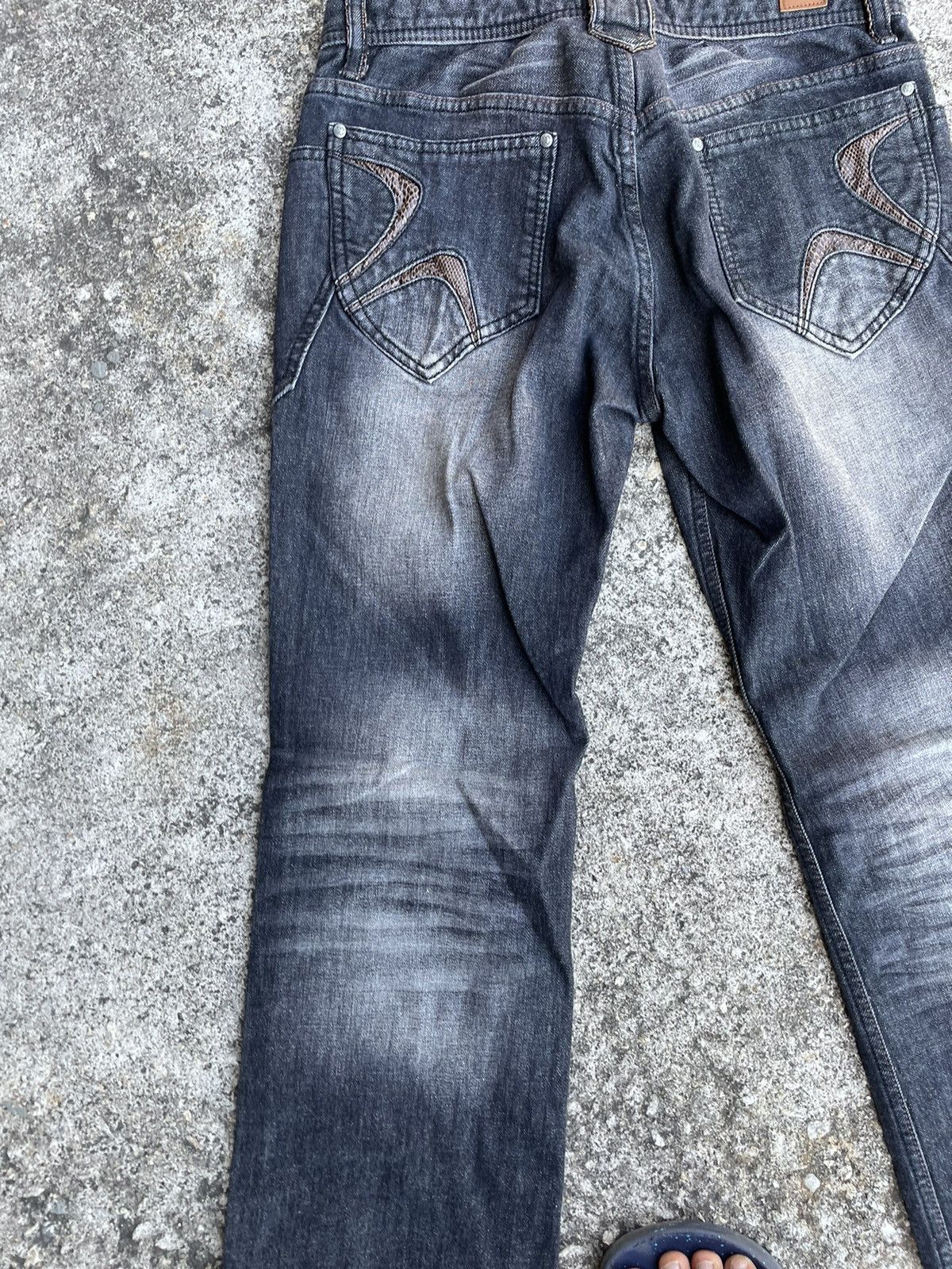 If Six Was Nine × Japanese Brand Nicole Club For Men Flare Jeans Size US 30 / EU 46 - 13 Thumbnail