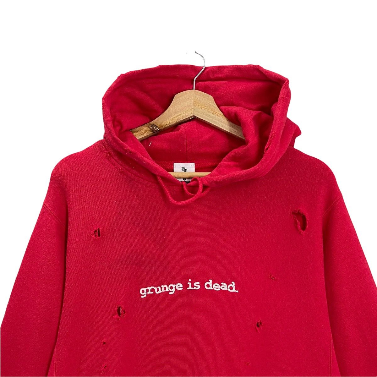 Vintage Vintage Grunge Is Dead Crewneck Hoodies Size M Size US M / EU 48-50 / 2 - 2 Thumbnail