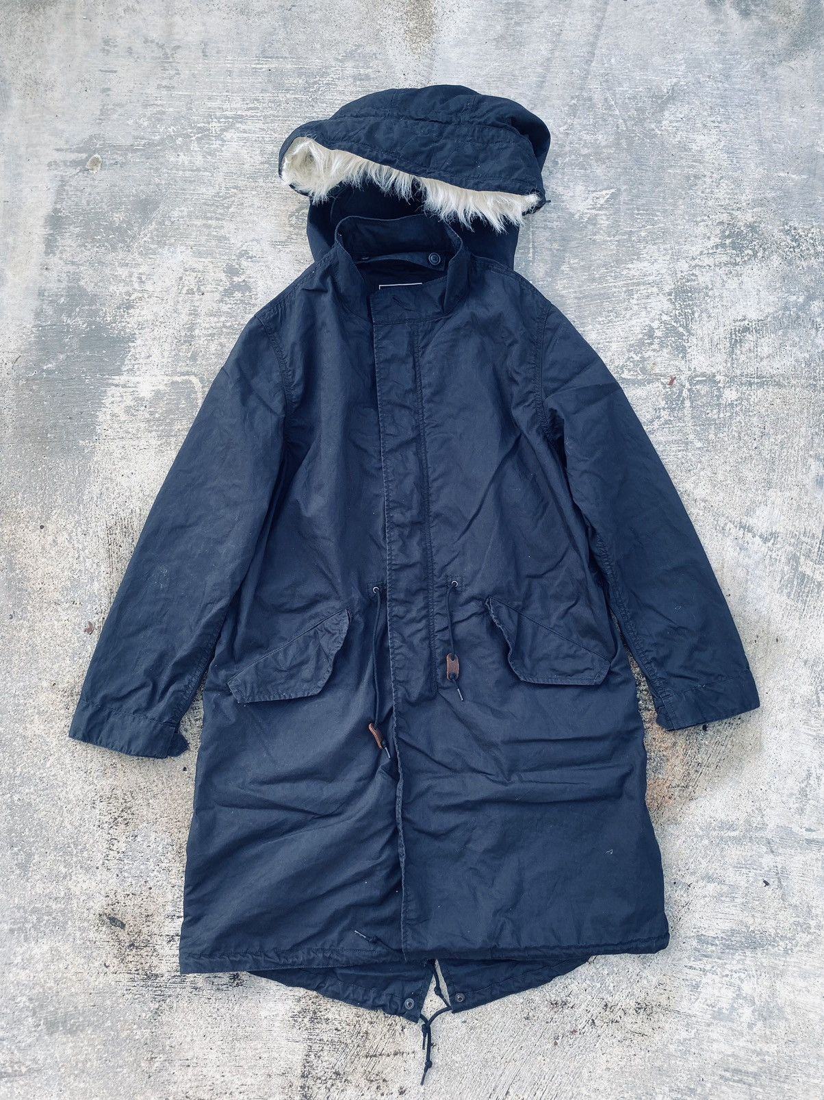 VINTAGE ALPHA INDUSTRIES PUNK GORPCORE RAVE PARKA REMOVABLE