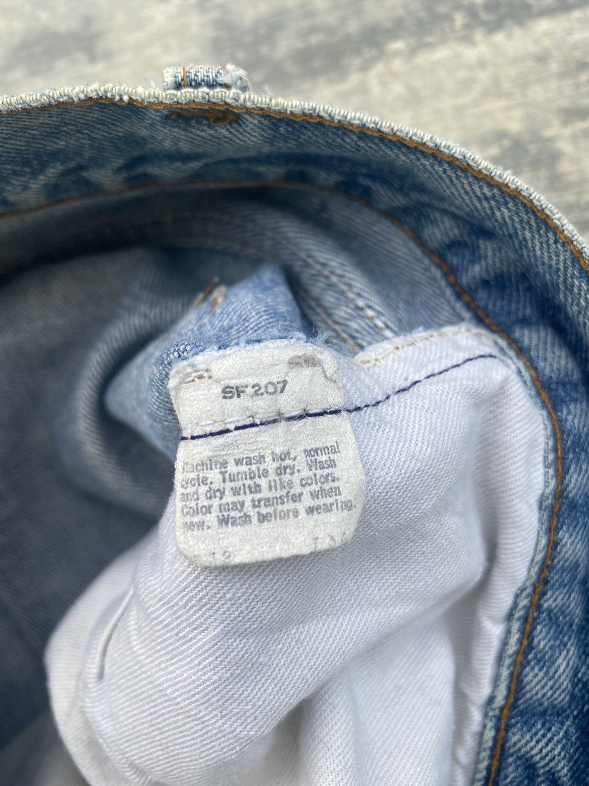 Levi's VINTAGE 80S LEVIS 501 DISTRESSED COWBOY MUD WASH GORPCORE Size US 30 / EU 46 - 7 Thumbnail