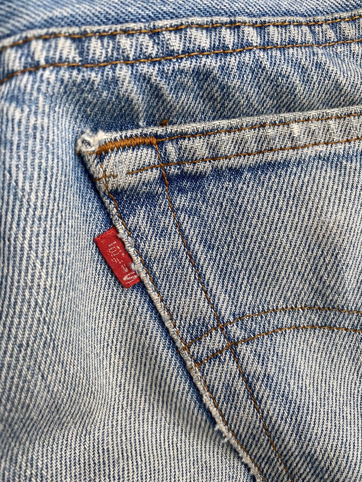 Levi's VINTAGE 80S LEVIS 501 DISTRESSED COWBOY MUD WASH GORPCORE Size US 30 / EU 46 - 12 Thumbnail