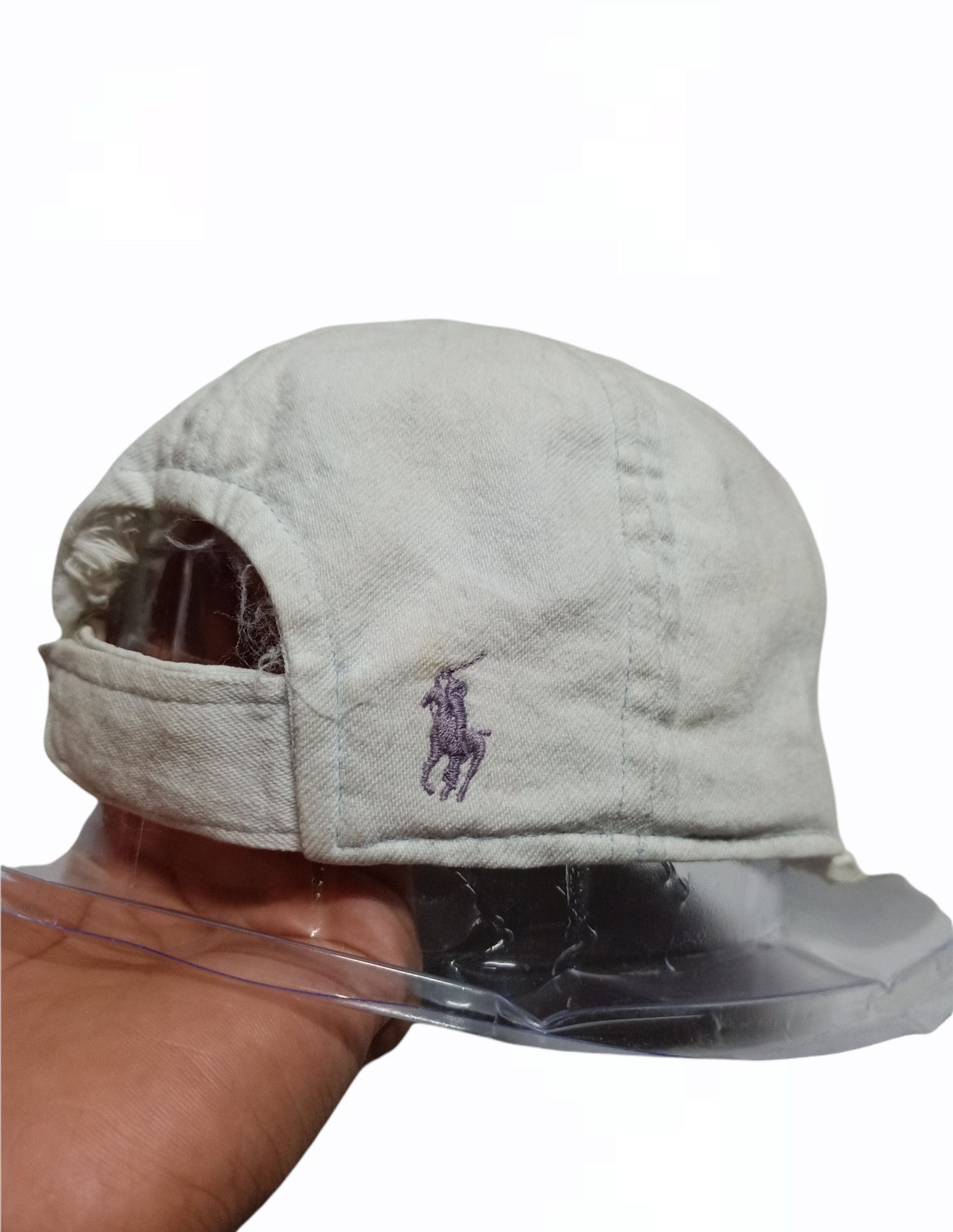 Polo Ralph Lauren × Ralph Lauren Vintage Polo Sport Denim Cap Size ONE SIZE - 3 Thumbnail