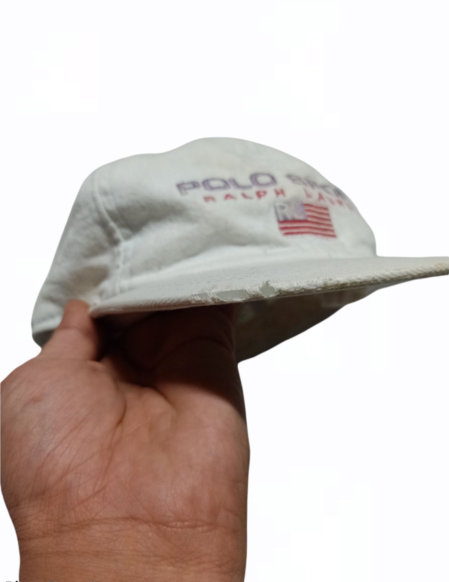 Polo Ralph Lauren × Ralph Lauren Vintage Polo Sport Denim Cap Size ONE SIZE - 7 Thumbnail