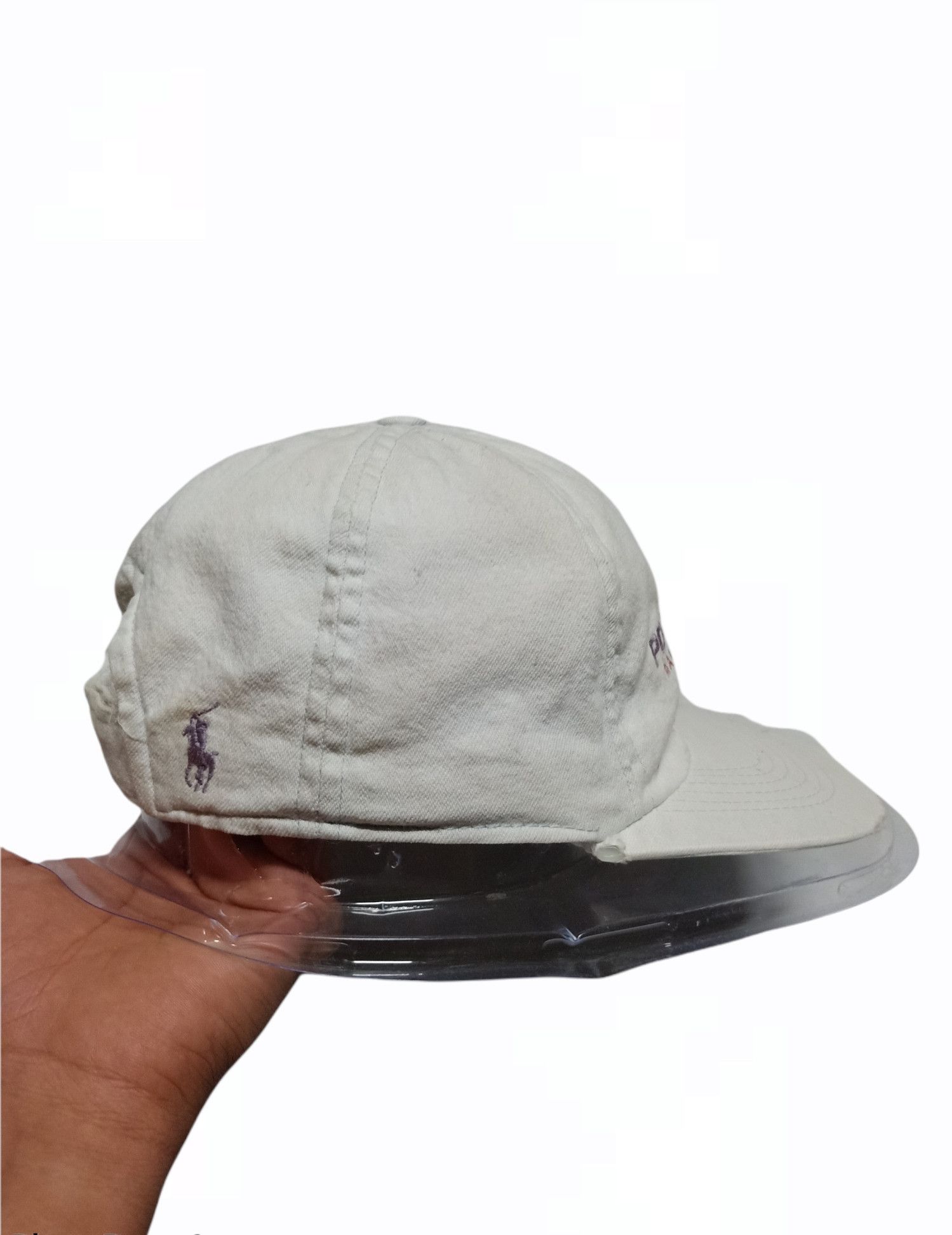 Polo Ralph Lauren × Ralph Lauren Vintage Polo Sport Denim Cap Size ONE SIZE - 2 Thumbnail