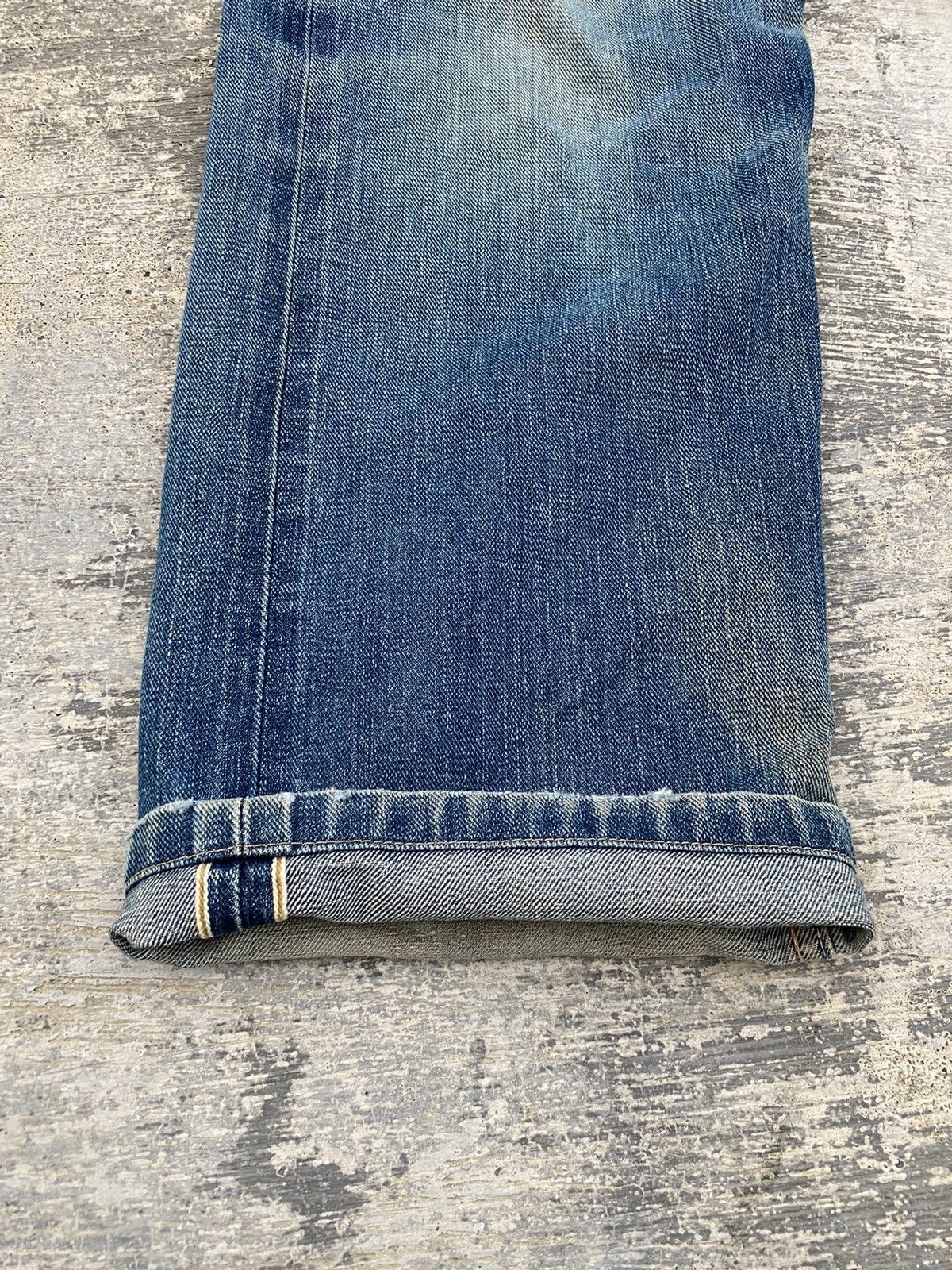 Vintage × Wrangler VINTAGE WRANGLER SELVEDGE DISTRESSED COWBOY PUNK RAVE GRUNGE Size US 28 / EU 44 - 3 Thumbnail