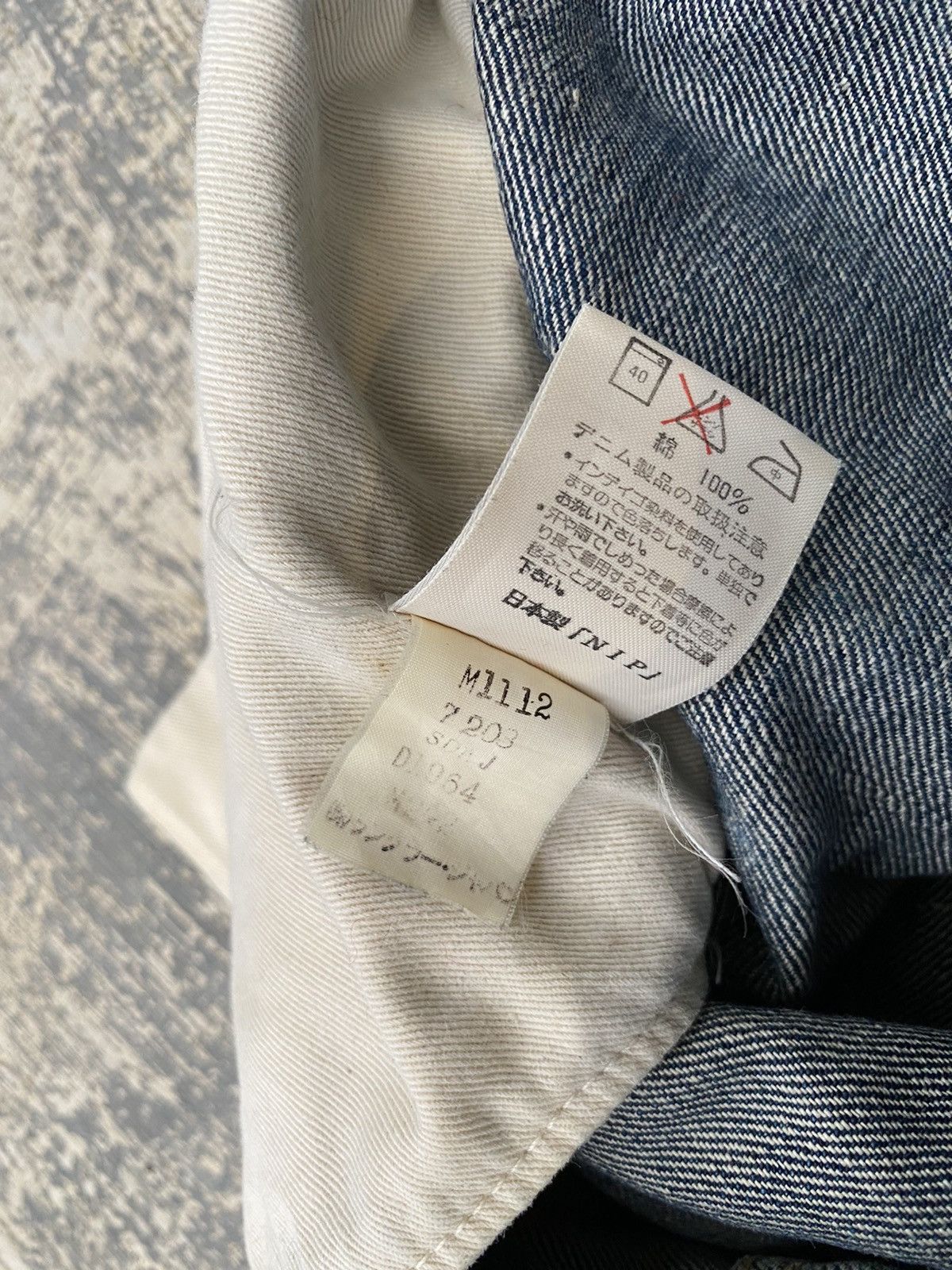 Vintage × Wrangler VINTAGE WRANGLER SELVEDGE DISTRESSED COWBOY PUNK RAVE GRUNGE Size US 28 / EU 44 - 7 Thumbnail