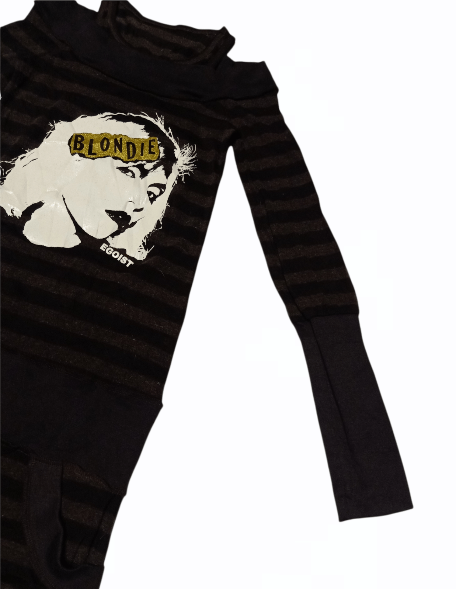 Band Tees × Japanese Brand × Seditionaries Egoist Blondie Stripe Long Shirt Size S Size US S / EU 44-46 / 1 - 9 Thumbnail