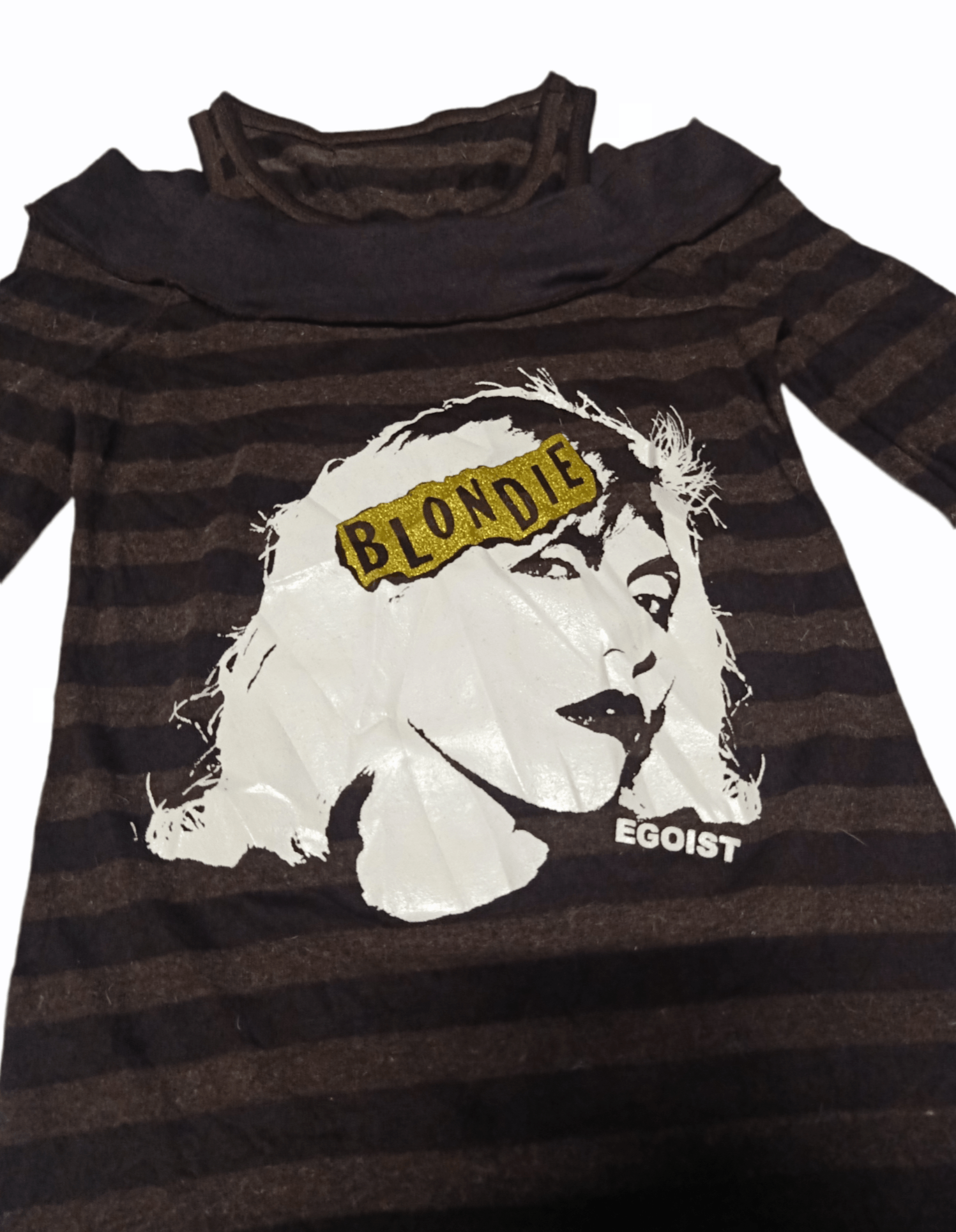 Band Tees × Japanese Brand × Seditionaries Egoist Blondie Stripe Long Shirt Size S Size US S / EU 44-46 / 1 - 8 Thumbnail