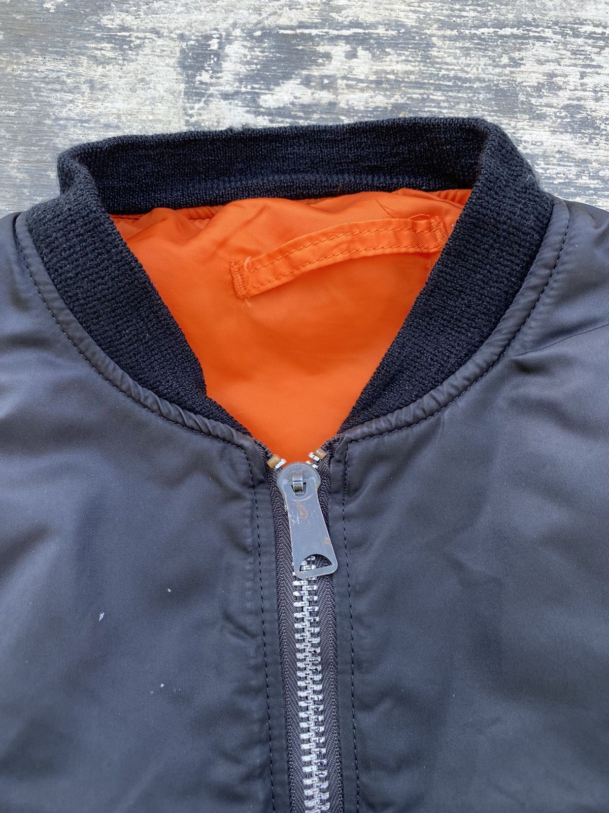 Vintage VINTAGE TEESAR INDUSTRY MA1 REVERSIBLE RAVER PUNK GORPCORE Size US L / EU 52-54 / 3 - 6 Thumbnail