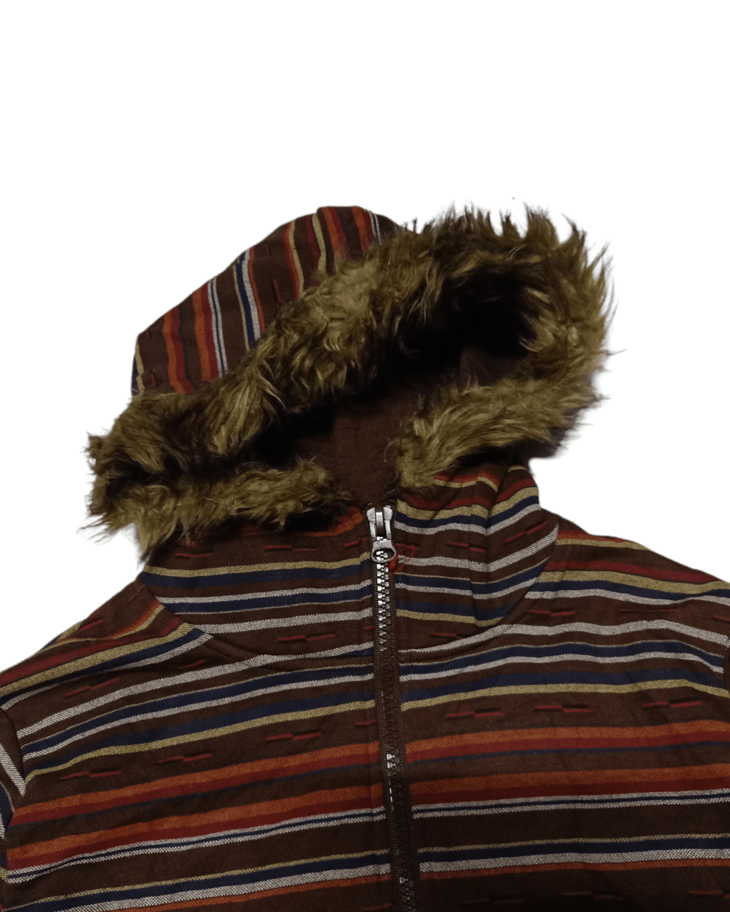 20471120 × Japanese Brand 💥RARE💥 Multicolour Stripe Hoodie Sweater Size M Size US M / EU 48-50 / 2 - 6 Thumbnail