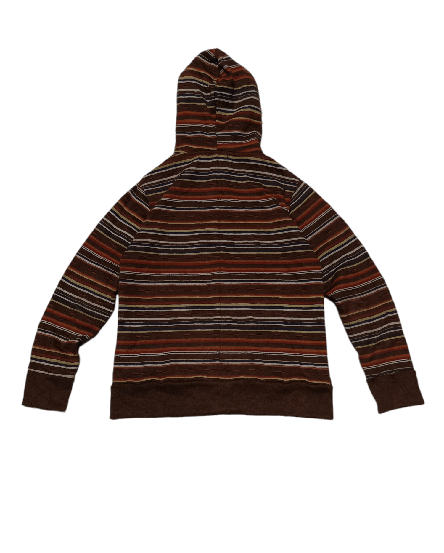 20471120 × Japanese Brand 💥RARE💥 Multicolour Stripe Hoodie Sweater Size M Size US M / EU 48-50 / 2 - 2 Thumbnail