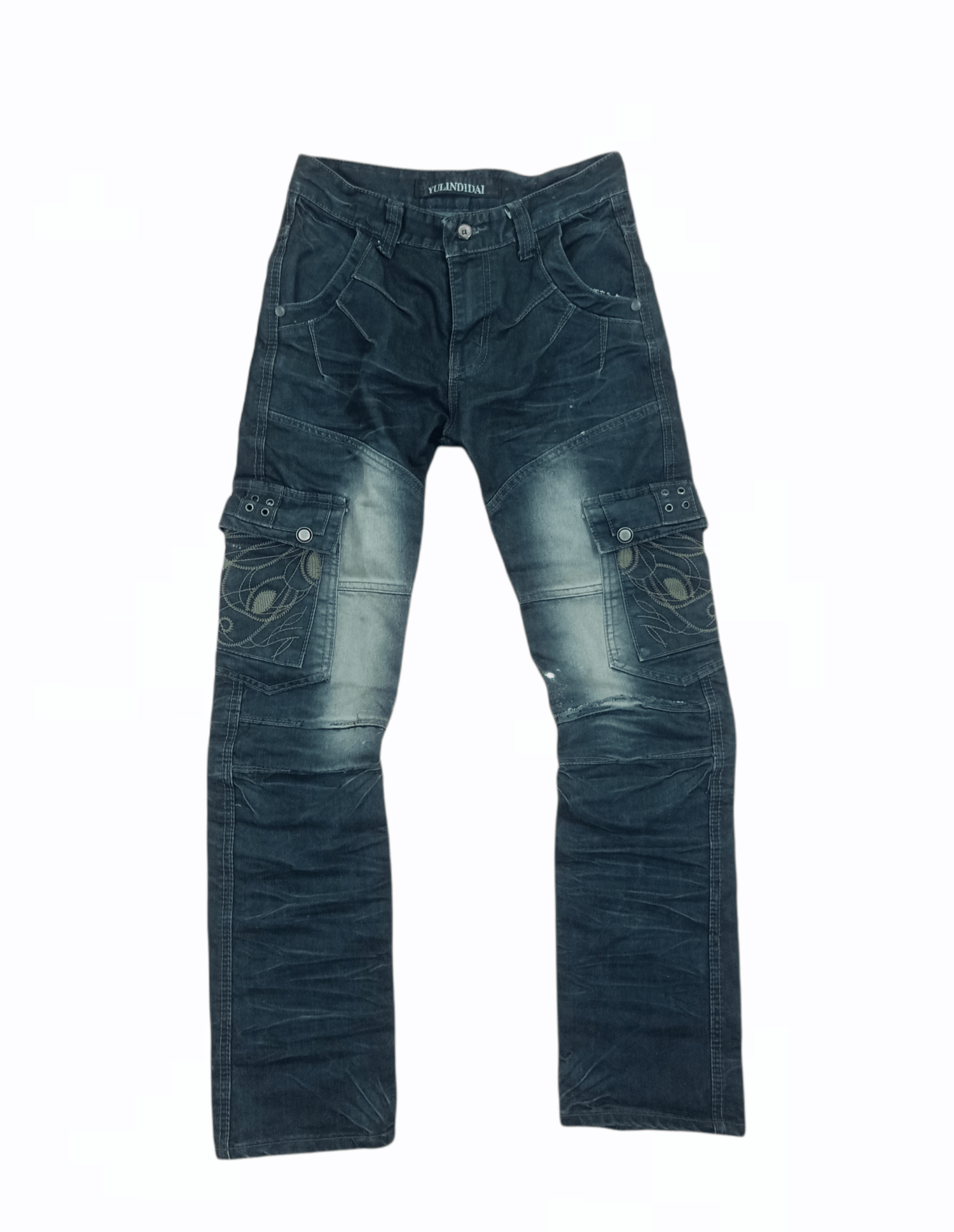 Japanese Brand × Seditionaries Yulindidai Biker Jeans Cargo Pants Size 30 Size US 30 / EU 46 - 1 Thumbnail