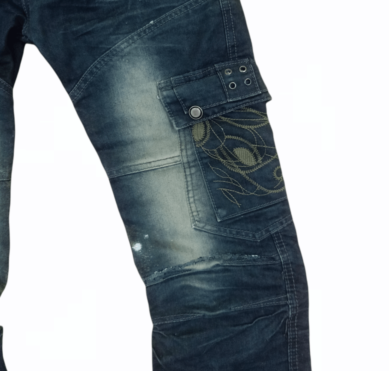 Japanese Brand × Seditionaries Yulindidai Biker Jeans Cargo Pants Size 30 Size US 30 / EU 46 - 11 Thumbnail
