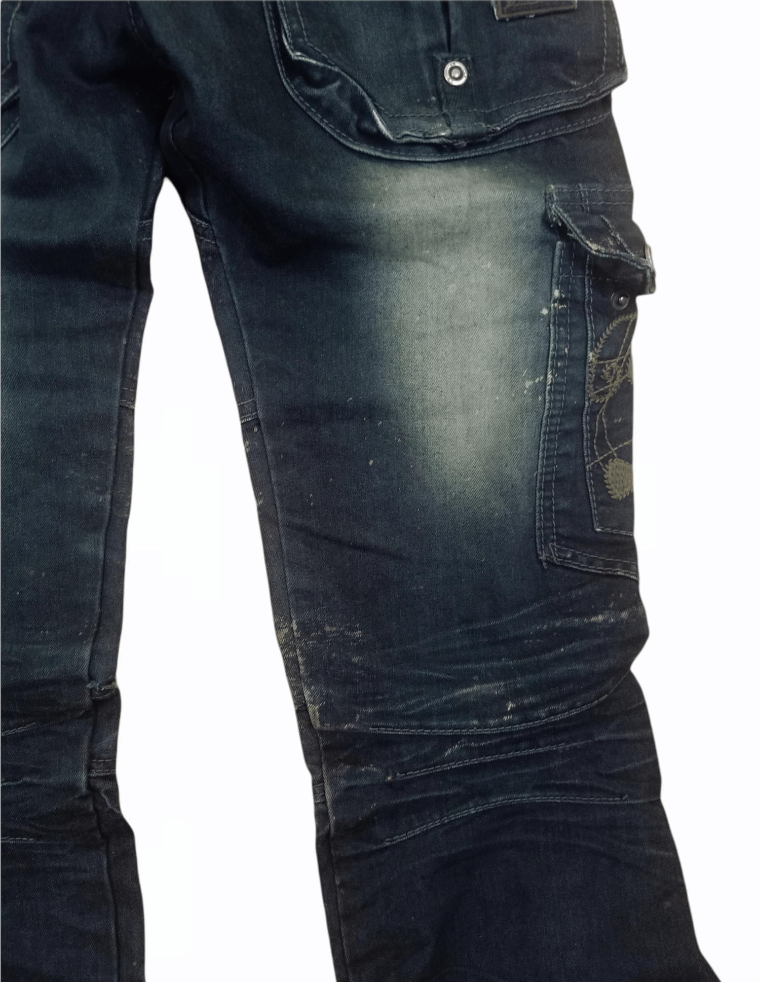 Japanese Brand × Seditionaries Yulindidai Biker Jeans Cargo Pants Size 30 Size US 30 / EU 46 - 12 Thumbnail