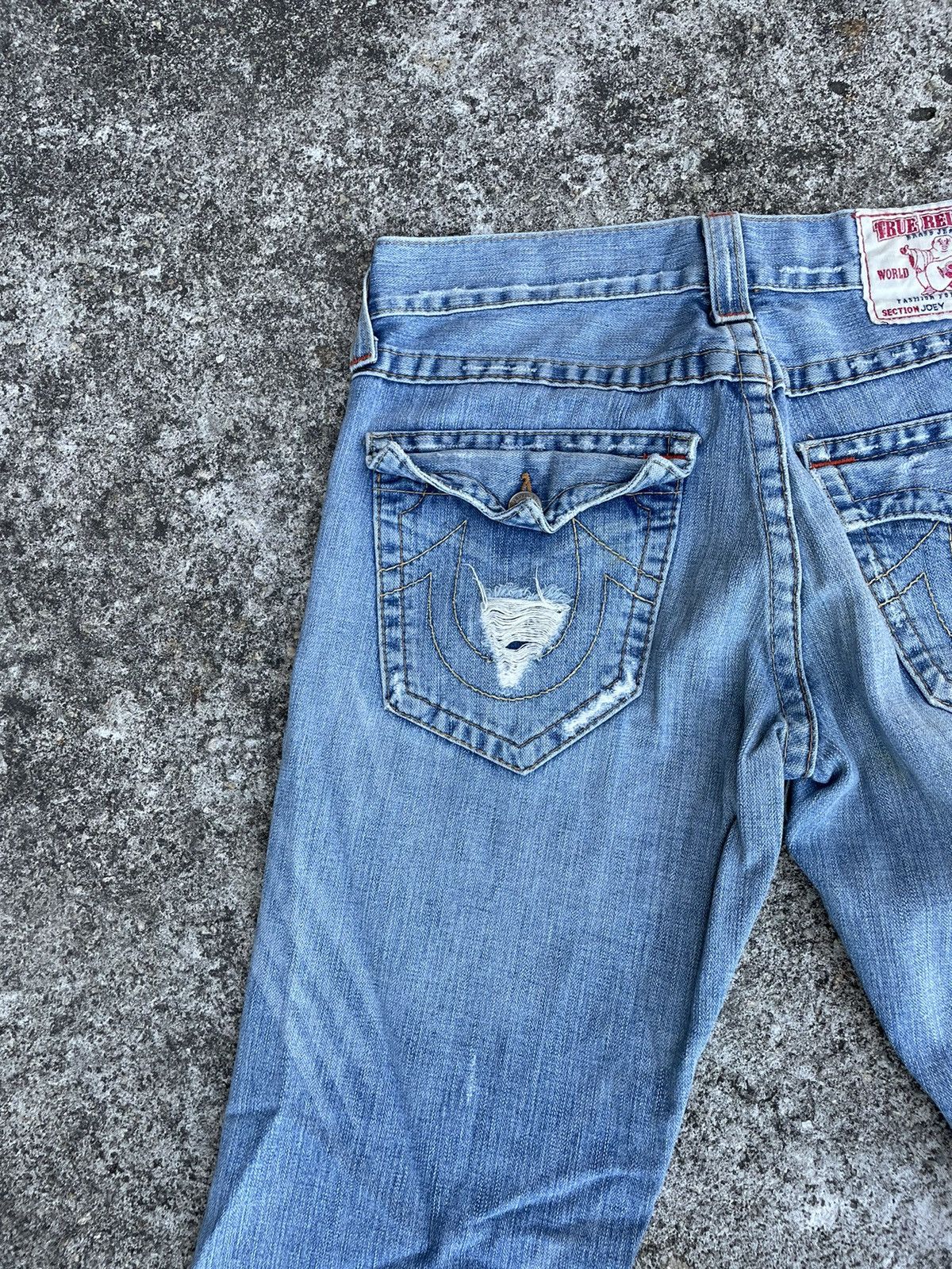 True Religion Flare Jeans True Religion Distressed Boot Cut Size US 31 - 13 Thumbnail
