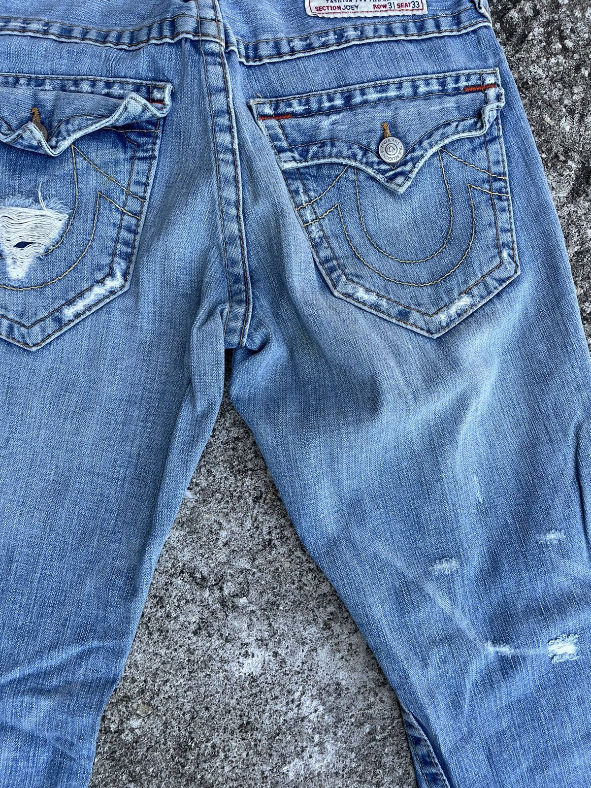 True Religion Flare Jeans True Religion Distressed Boot Cut Size US 31 - 14 Thumbnail