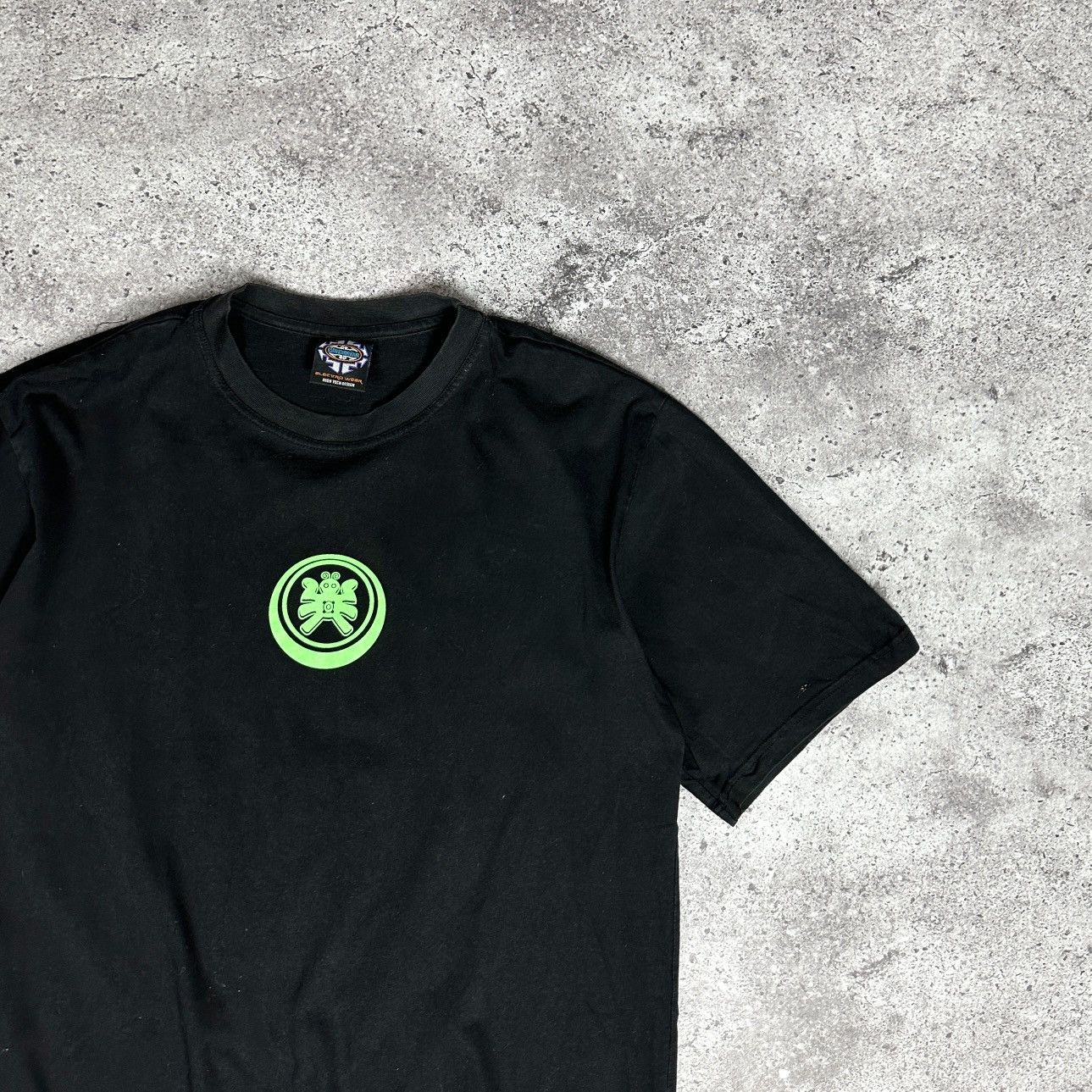 Vintage Vintage 90s Rave Shaman Electro Wear Glow dark tee Y2K Rare Size US L / EU 52-54 / 3 - 4 Thumbnail