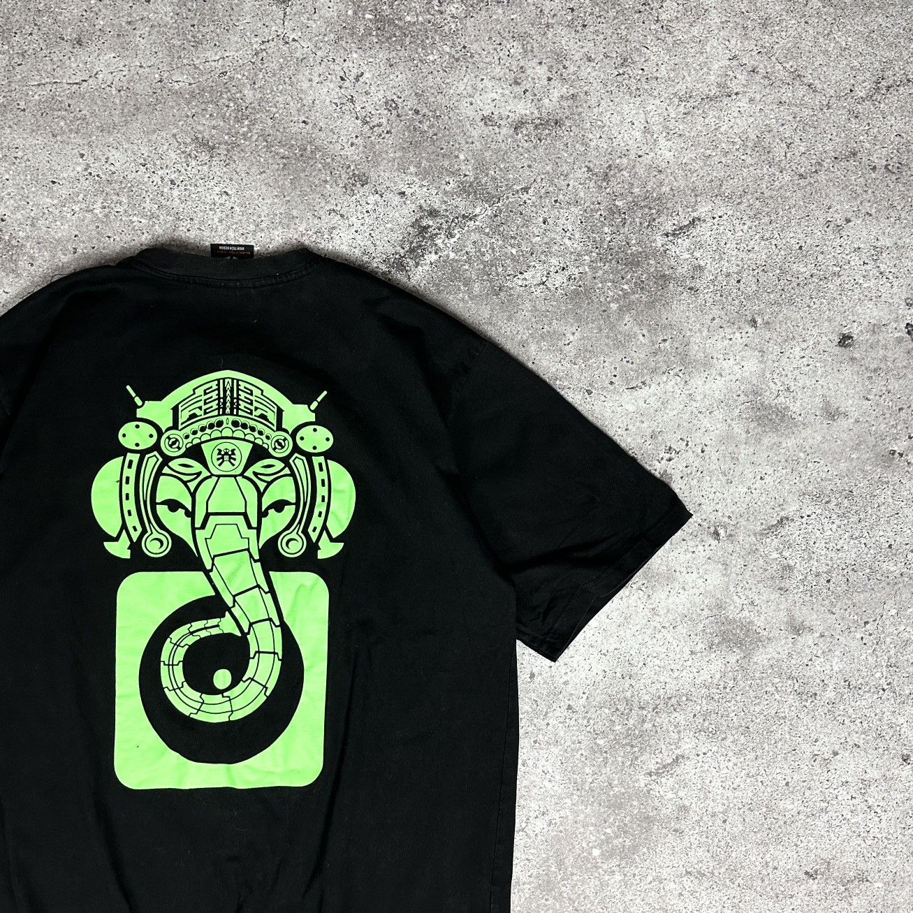 Vintage Vintage 90s Rave Shaman Electro Wear Glow dark tee Y2K Rare Size US L / EU 52-54 / 3 - 3 Thumbnail