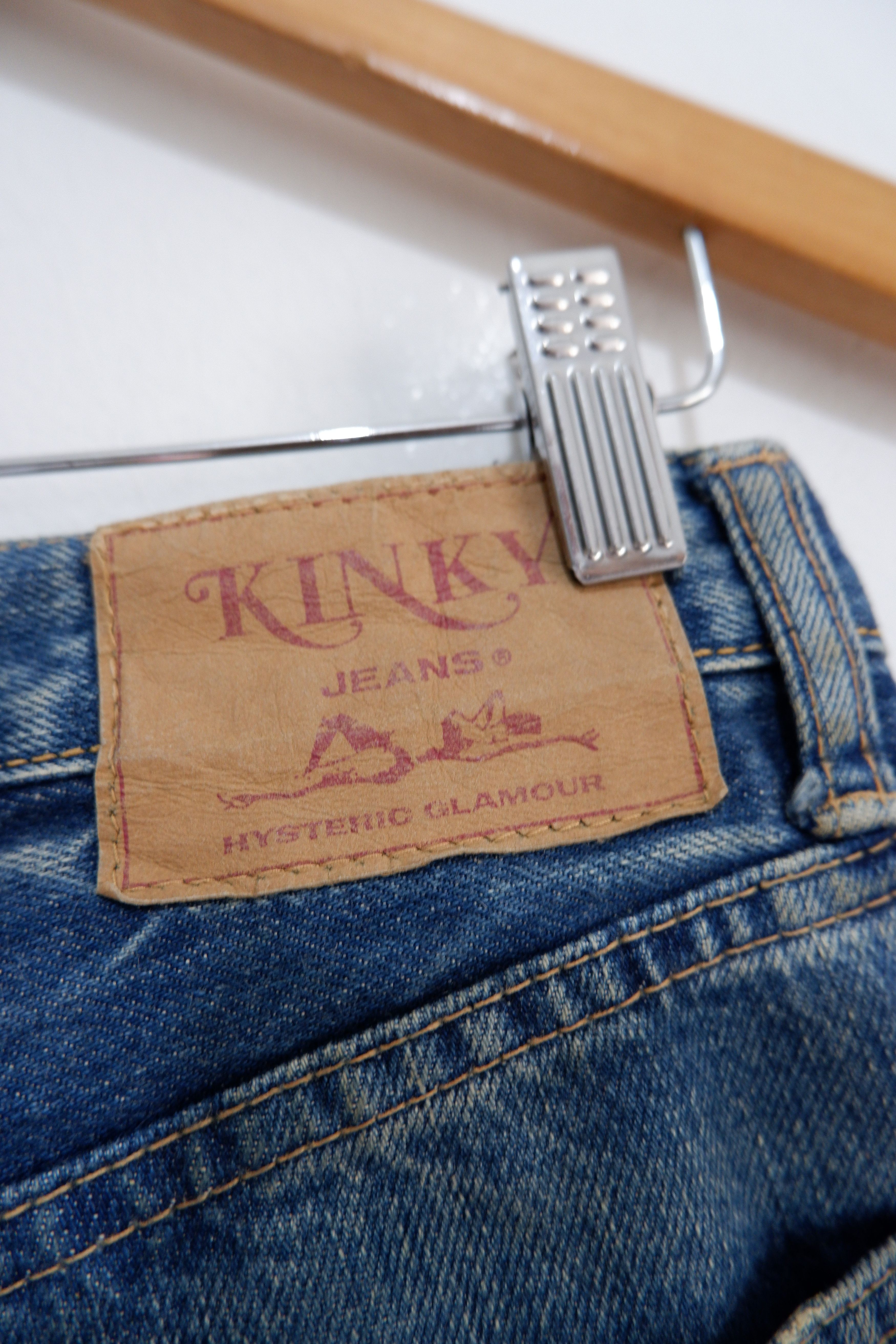 Hysteric Glamour Vintage Hysteric Glamour Distressed Low Rise Selvedge Jeans Size US 28 / EU 44 - 7 Thumbnail