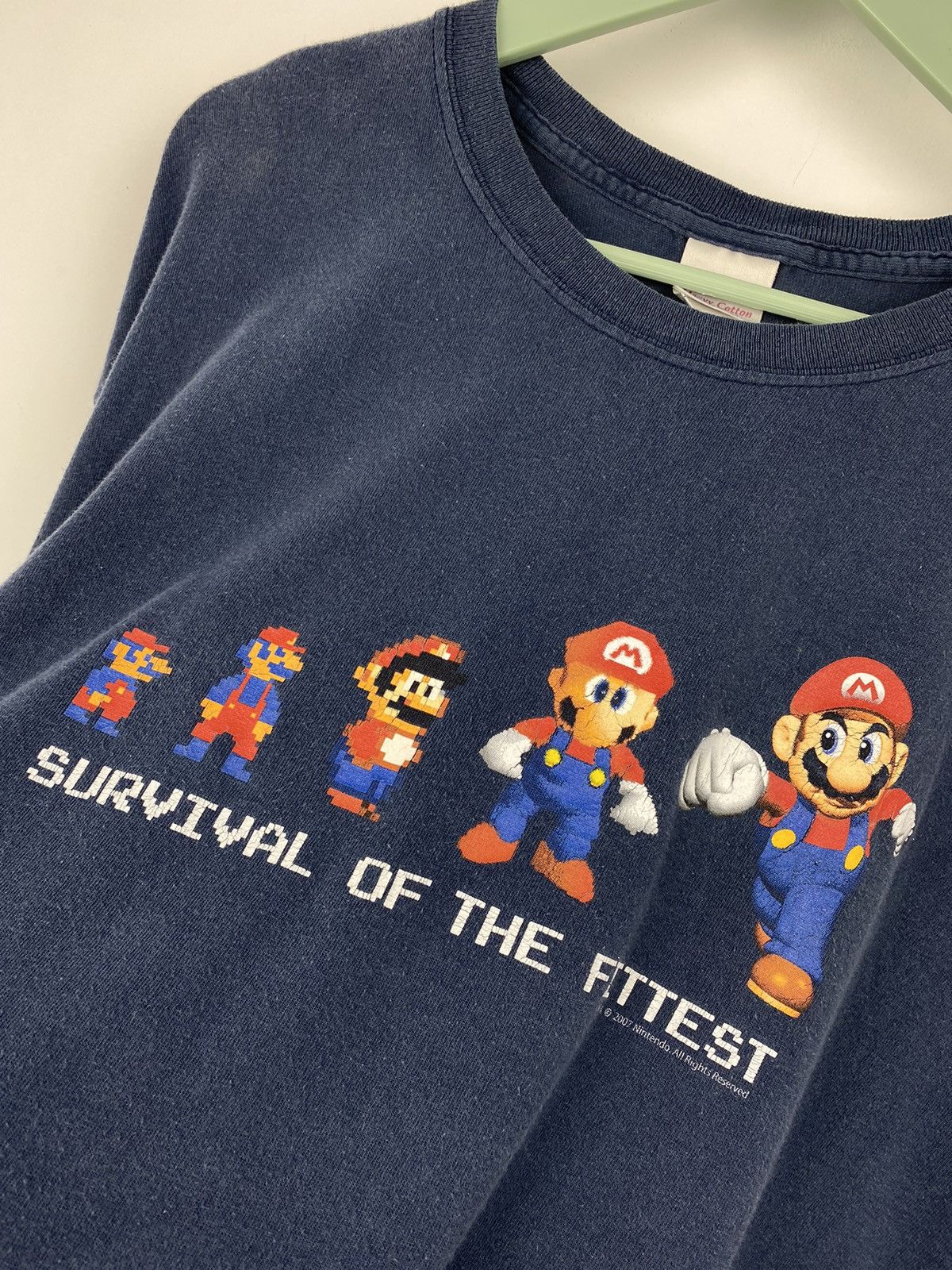 Anime Vintage Y2K 2007 Super MarioT Shirt Nintendo Zelda Diablo Size US L / EU 52-54 / 3 - 3 Thumbnail