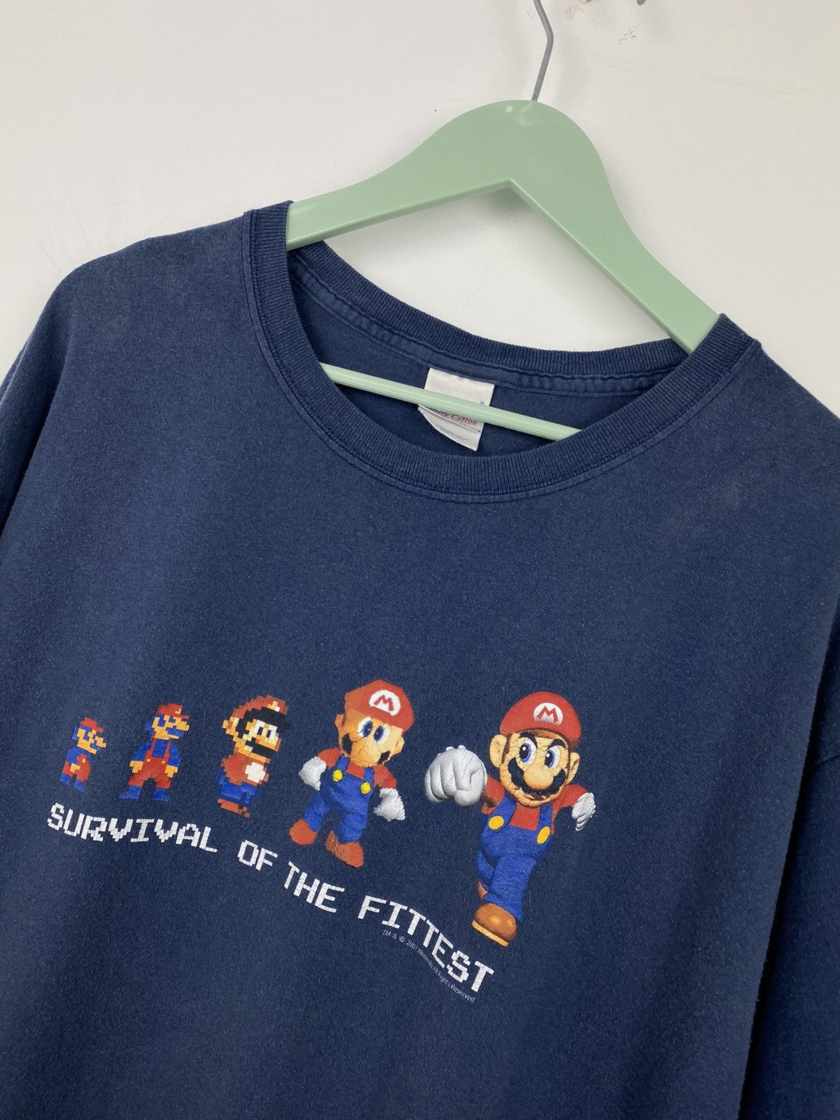 Anime Vintage Y2K 2007 Super MarioT Shirt Nintendo Zelda Diablo Size US L / EU 52-54 / 3 - 2 Thumbnail