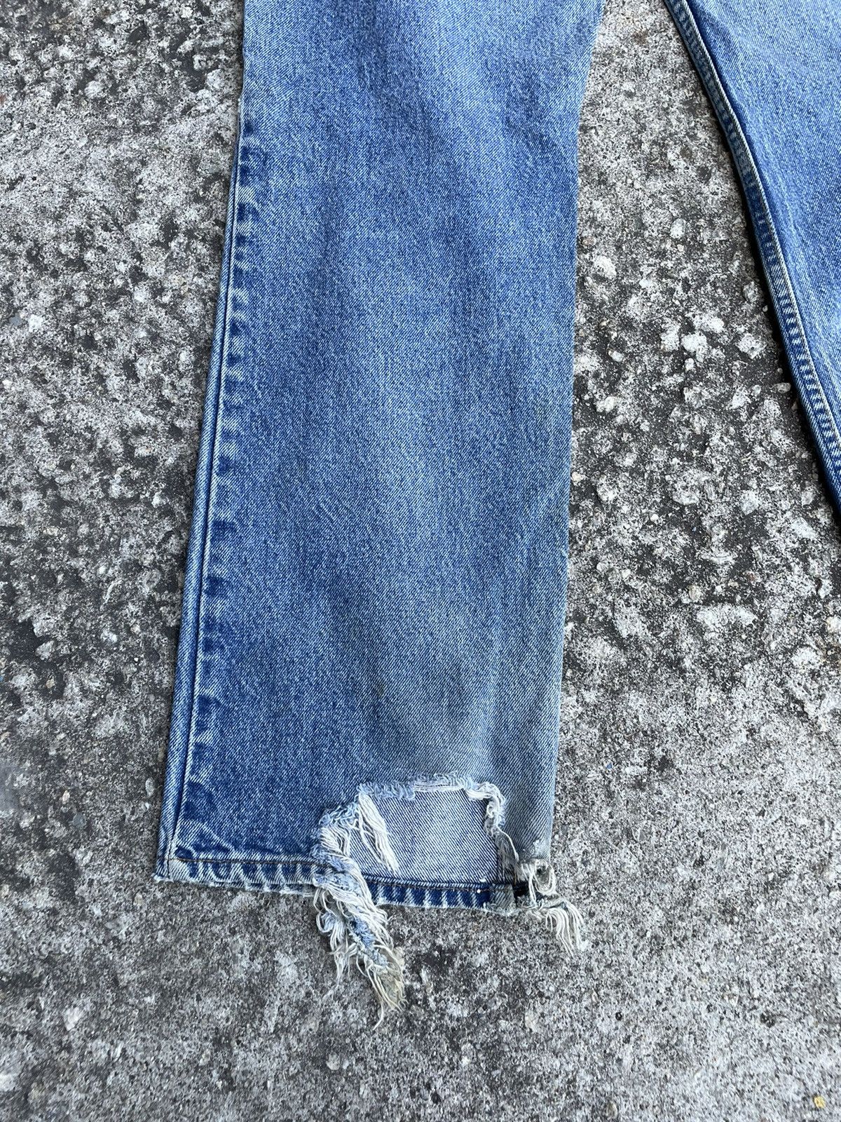 Levi's Vintage Clothing Vintage 90s Levi’s 517 Faded Jeans Size US 35 - 14 Thumbnail