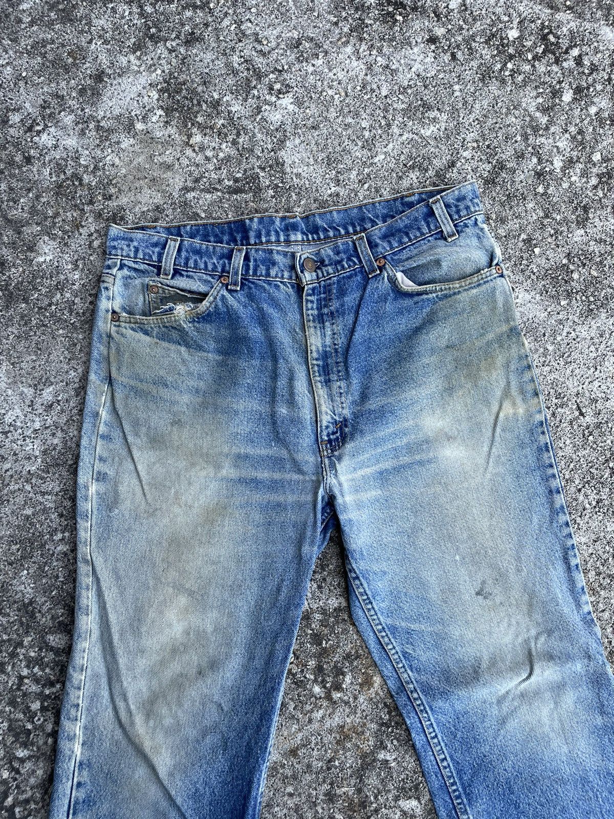 Levi's Vintage Clothing Vintage 90s Levi’s 517 Faded Jeans Size US 35 - 2 Thumbnail