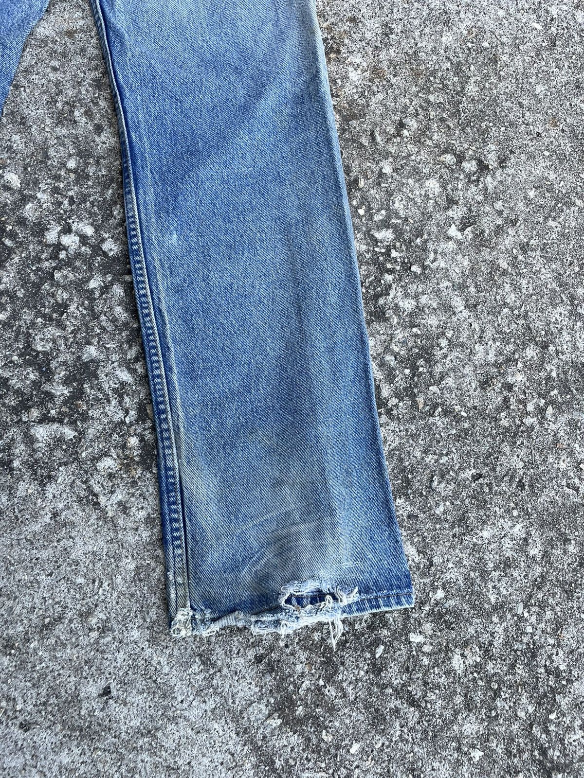 Levi's Vintage Clothing Vintage 90s Levi’s 517 Faded Jeans Size US 35 - 15 Thumbnail